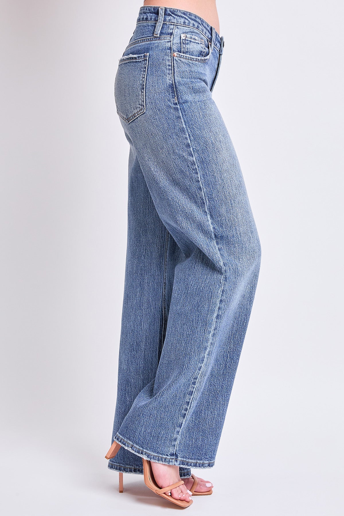 Luxe Bella High Rise Wide Leg Jeans