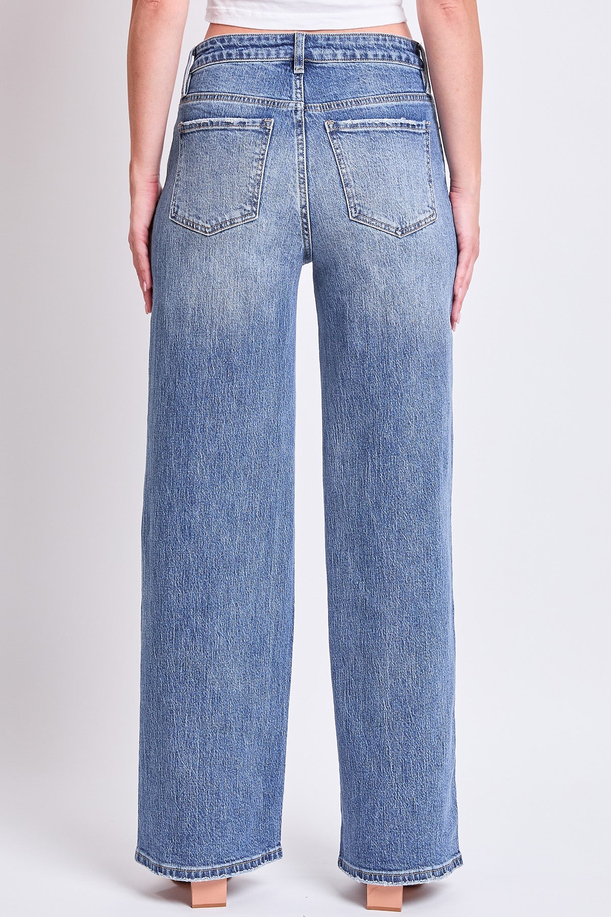 Luxe Bella High Rise Wide Leg Jeans