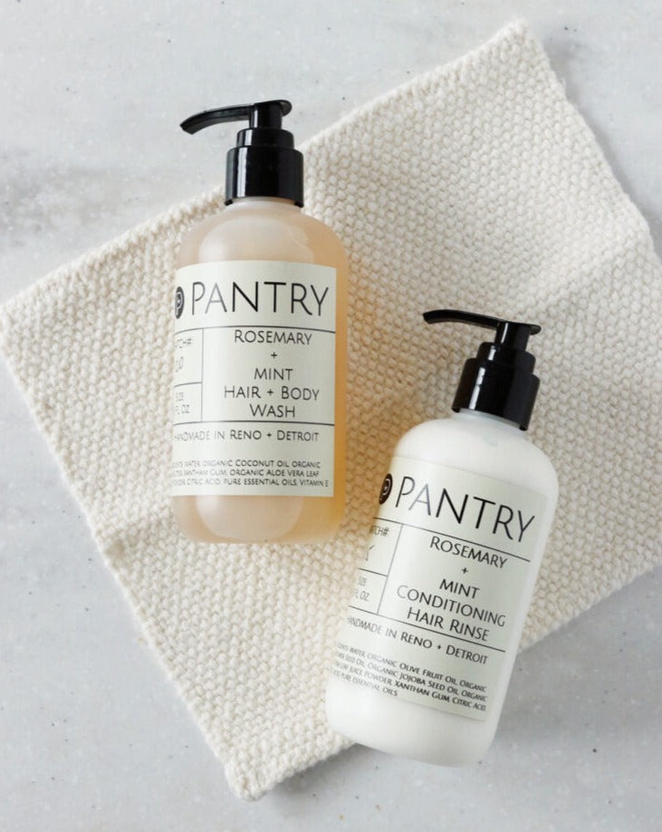 Conditioning Hair Rinse - Rosemary + Mint Conditioner No SLS, Parabens, Phthlates or Fragrances