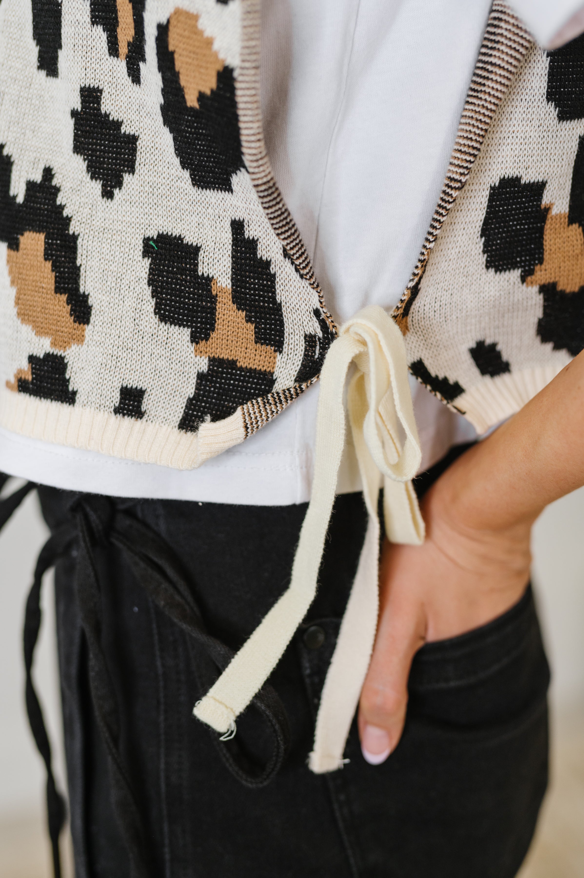 Prowl Pretty Sweater Knit Layered Tee