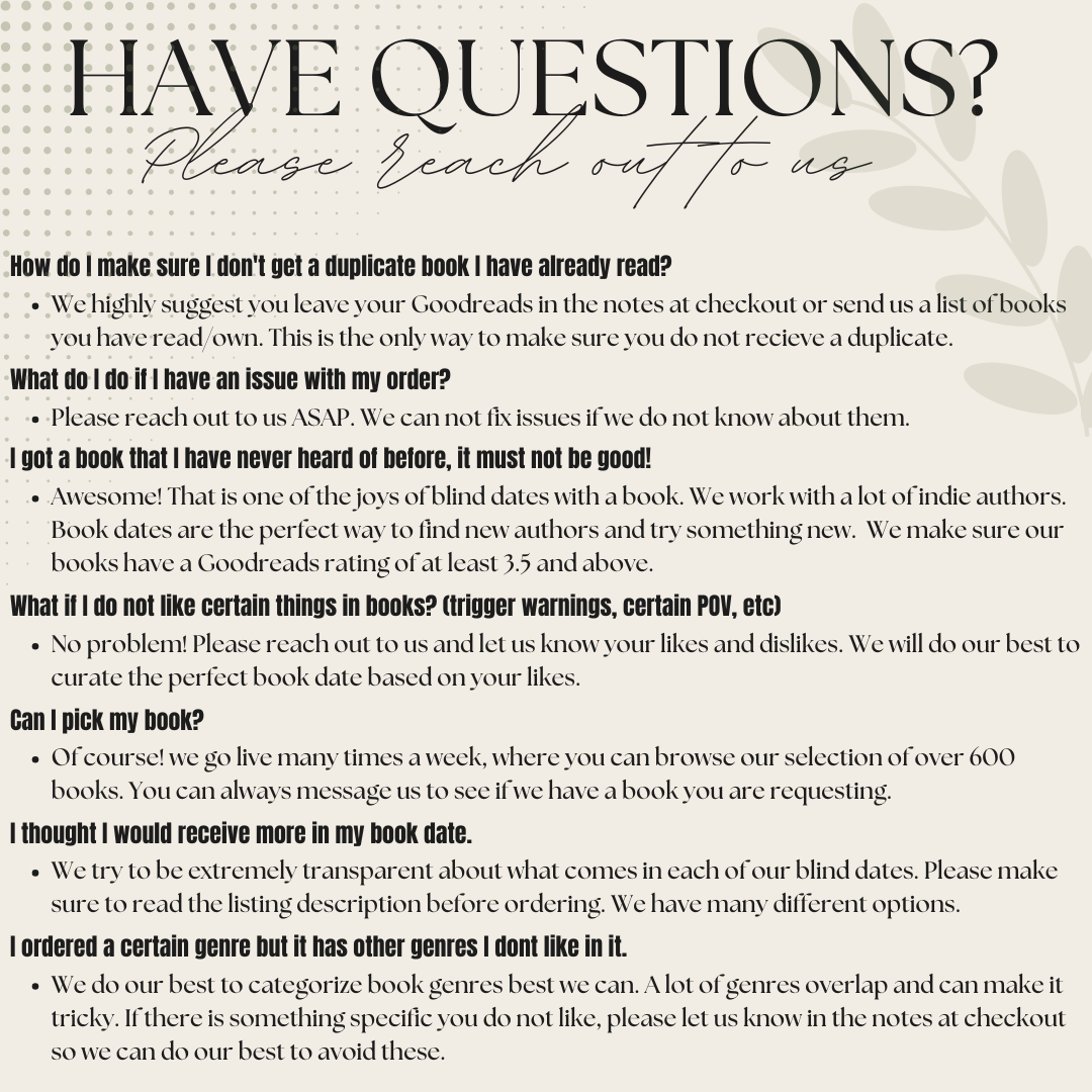 Deluxe New Blind Date with a Book