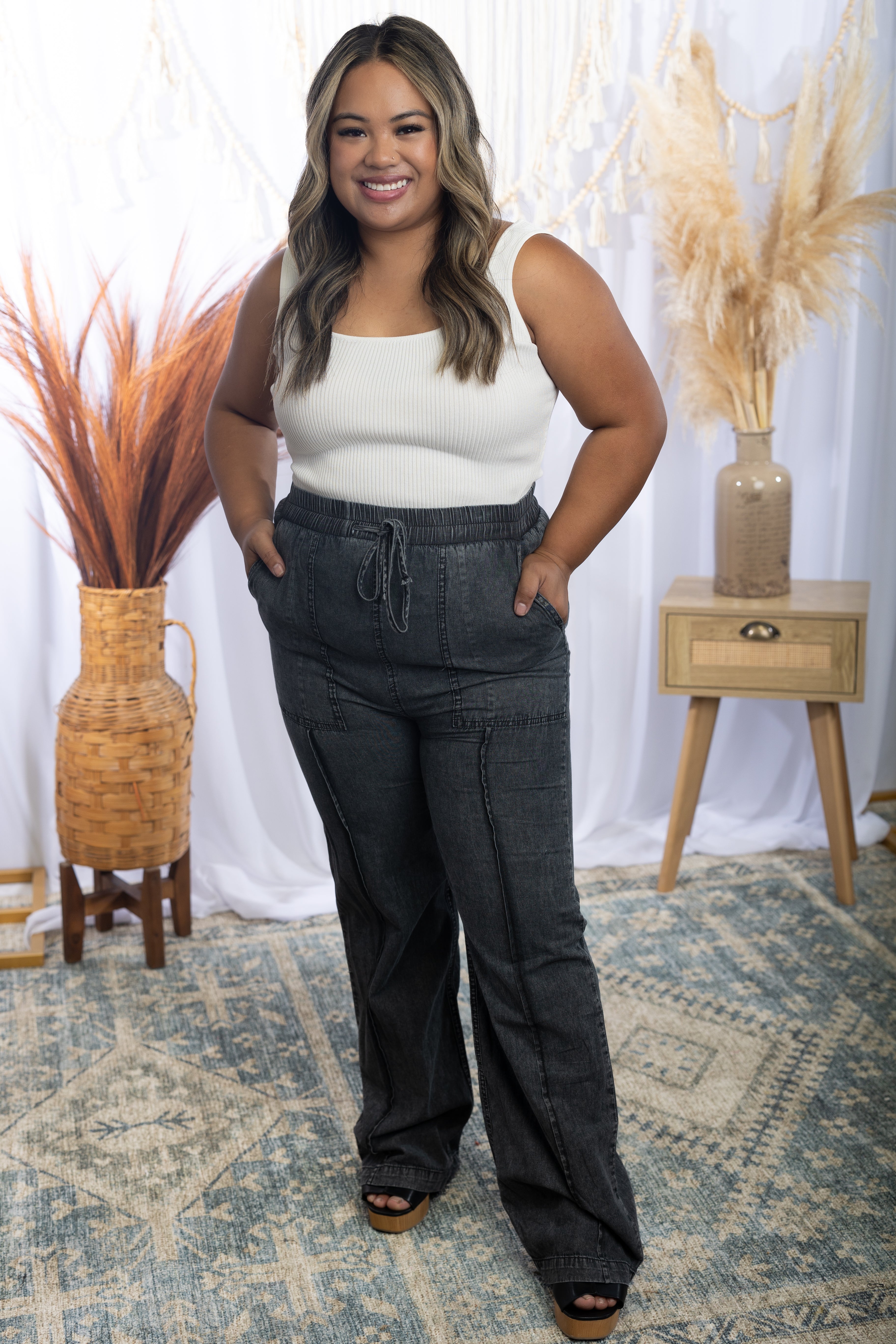 Relax & Unwind Chambray Pants