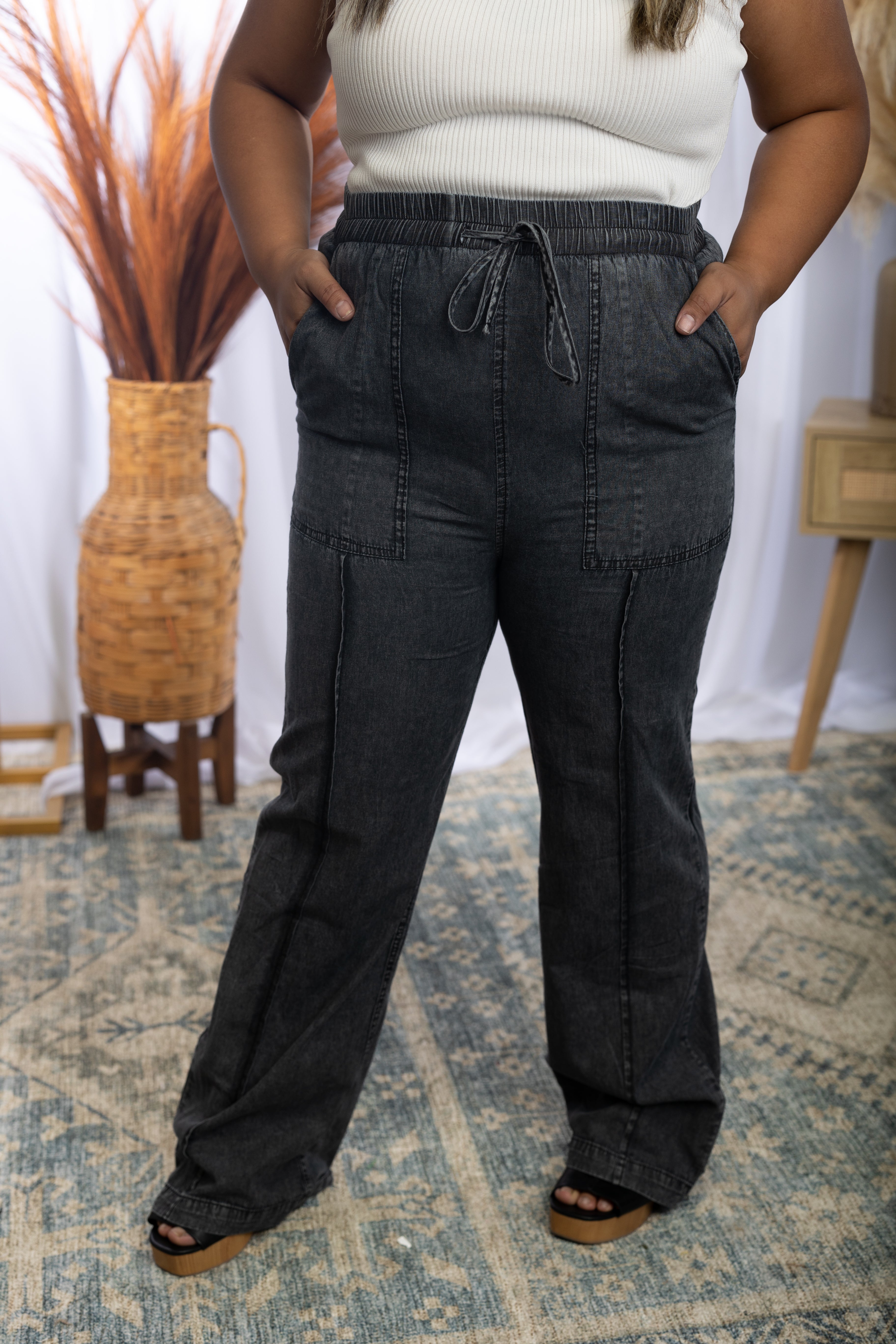 Relax & Unwind Chambray Pants