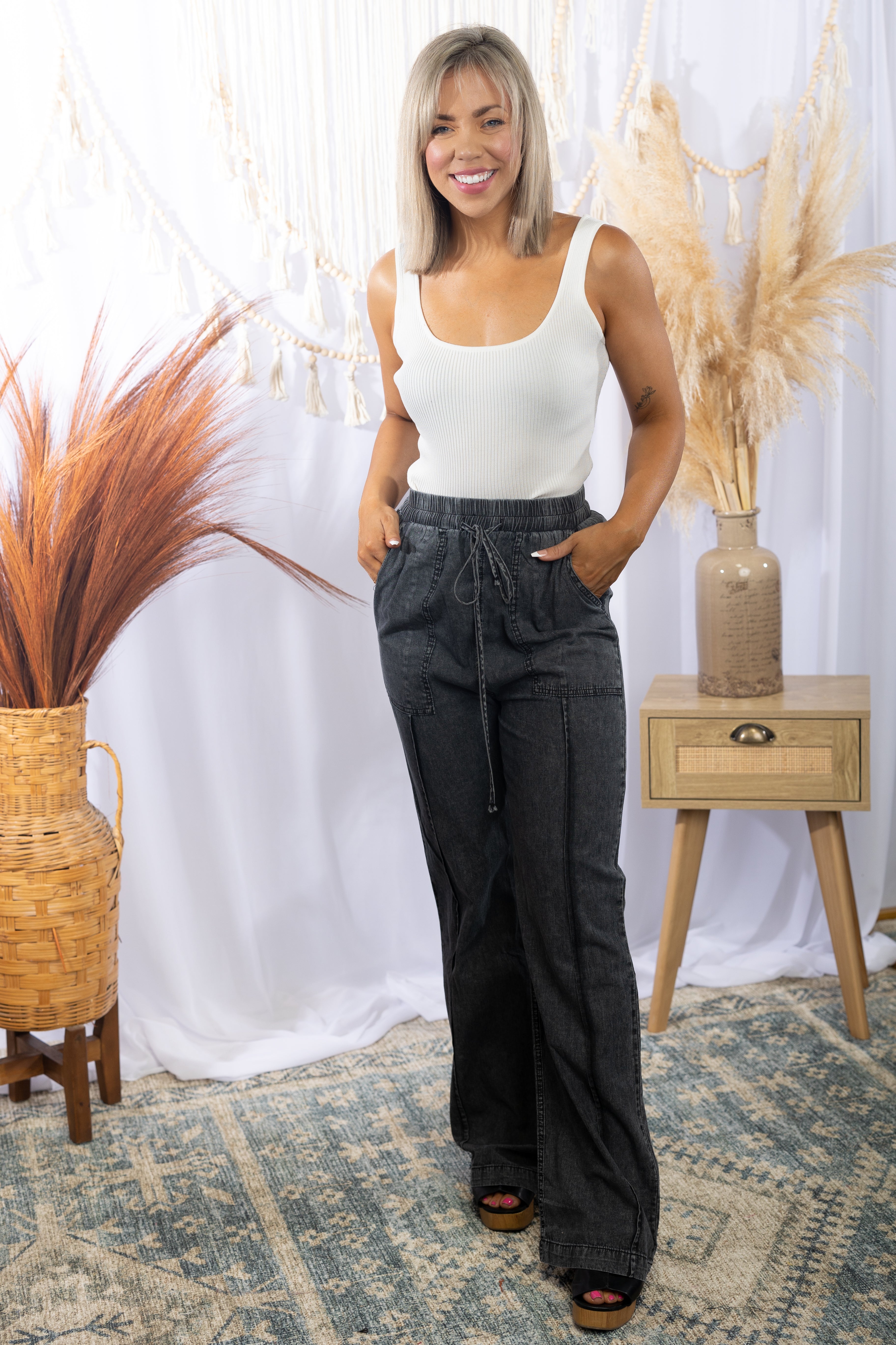 Relax & Unwind Chambray Pants