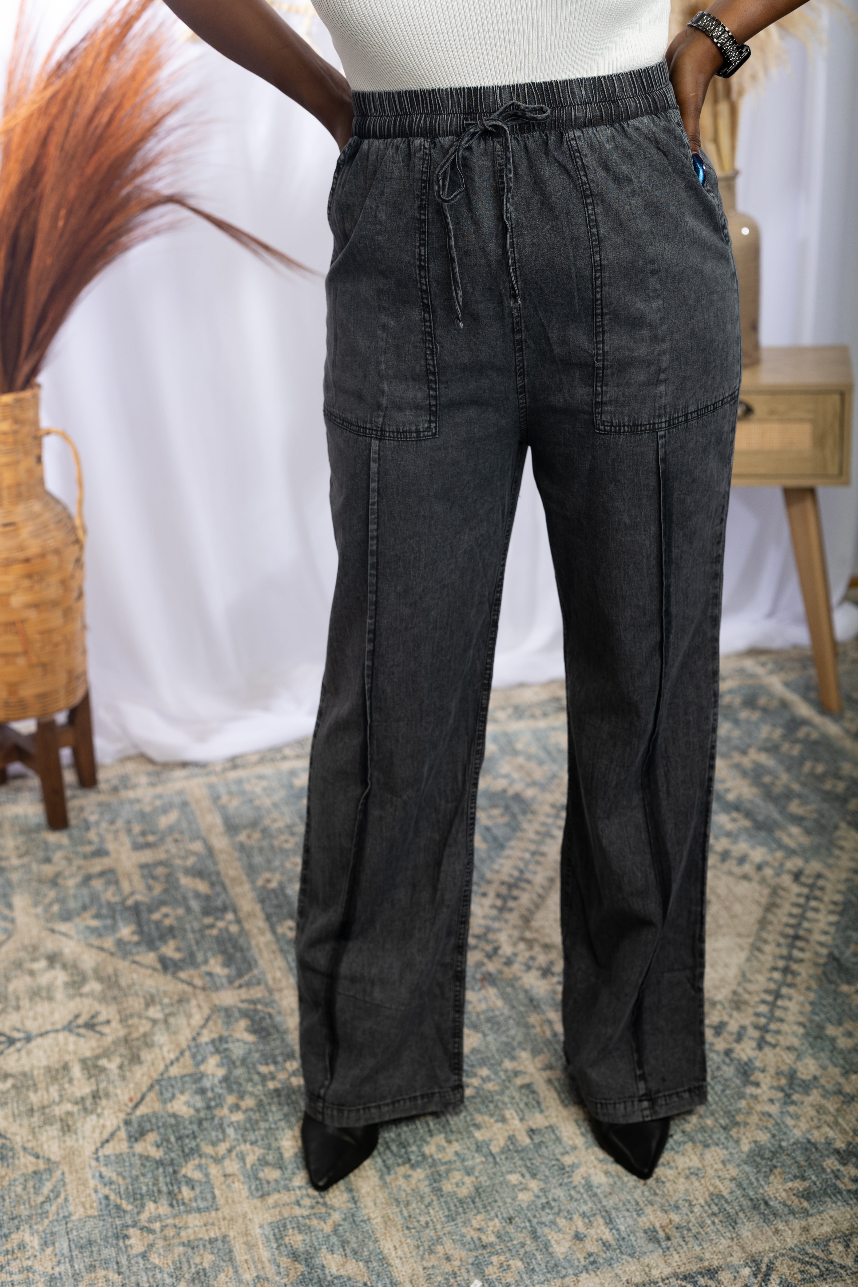 Relax & Unwind Chambray Pants