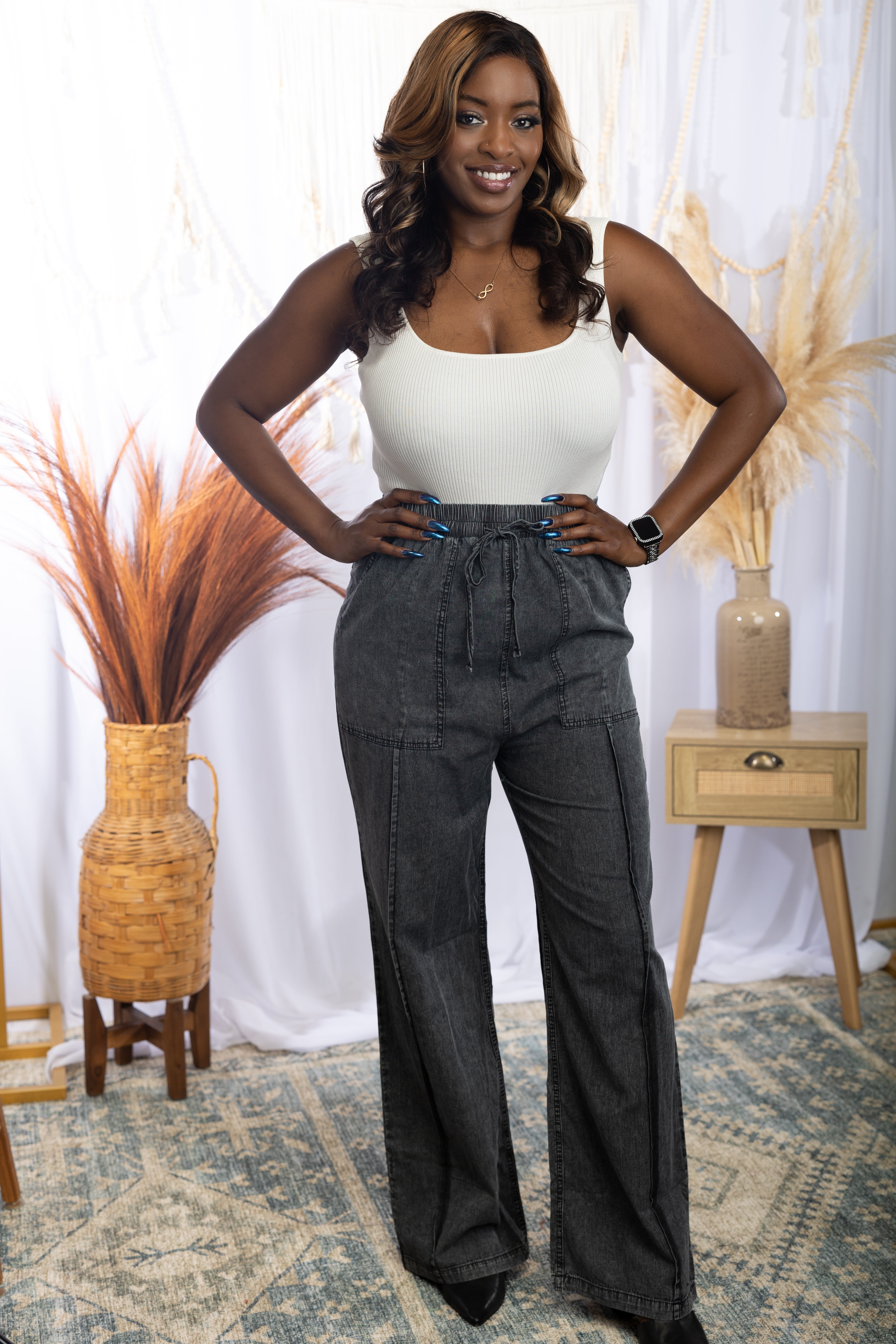 Relax & Unwind Chambray Pants