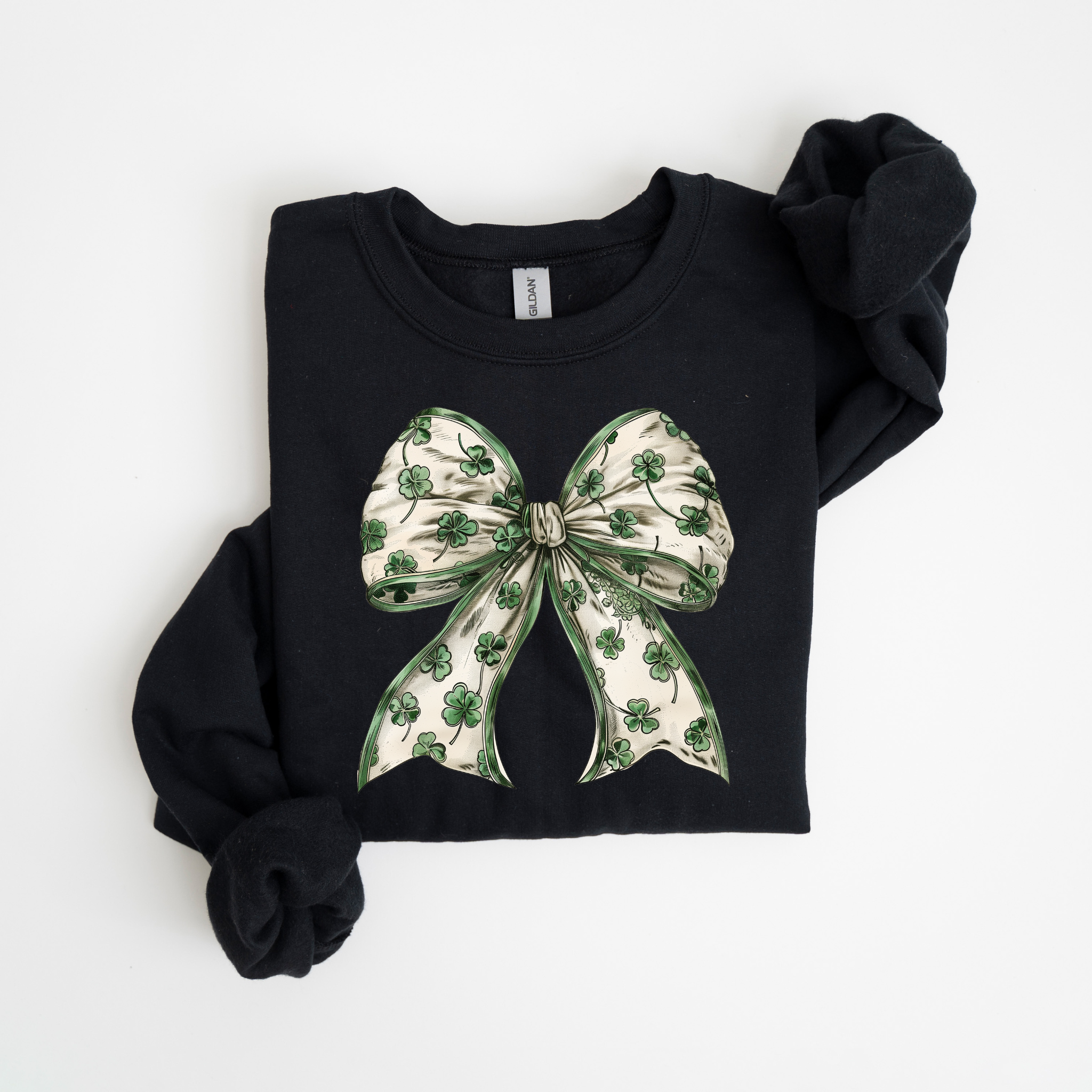 Retro Clover Coquette Bow Tee or Sweatshirt