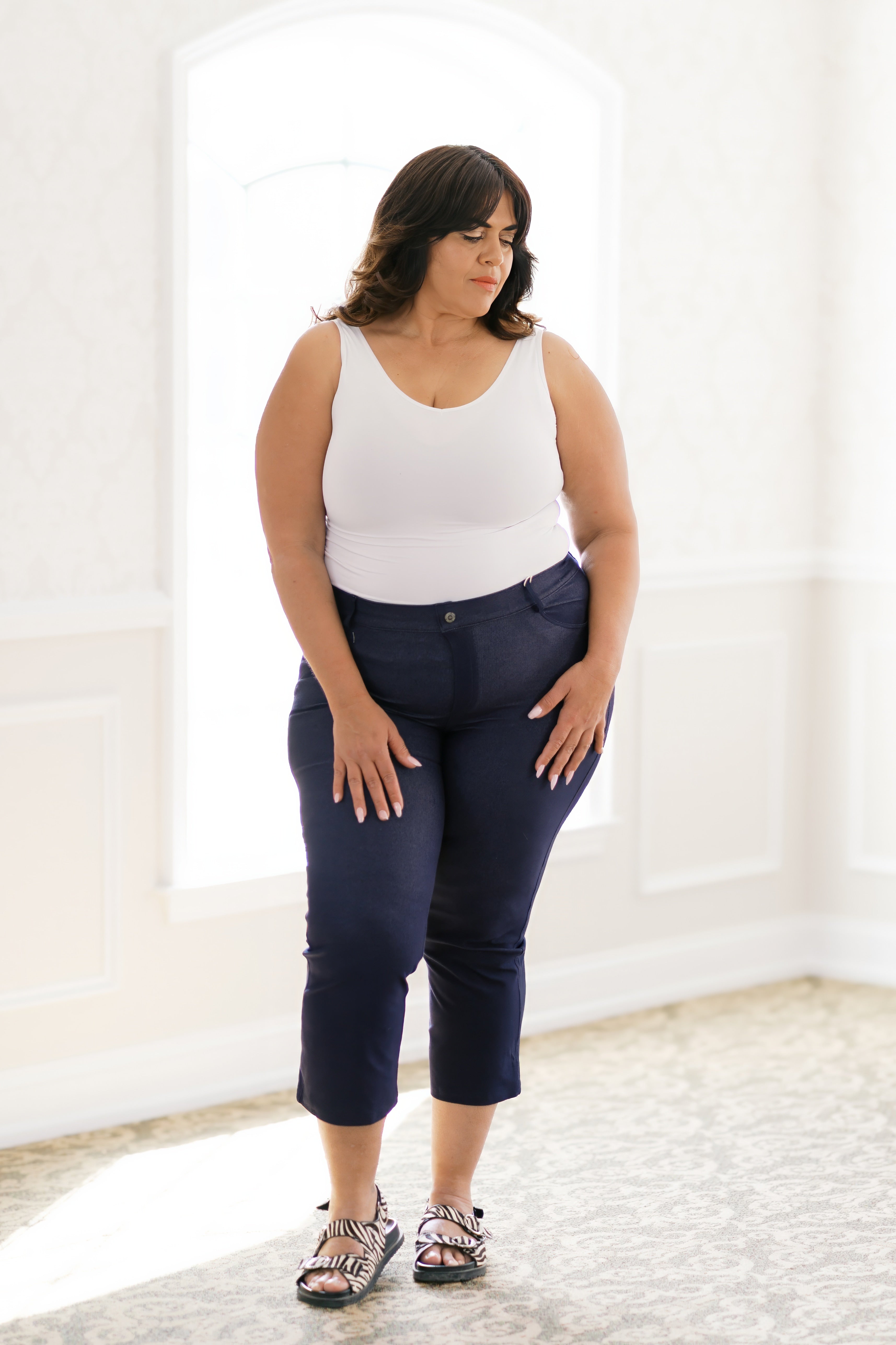 White Timeless Basics Tank