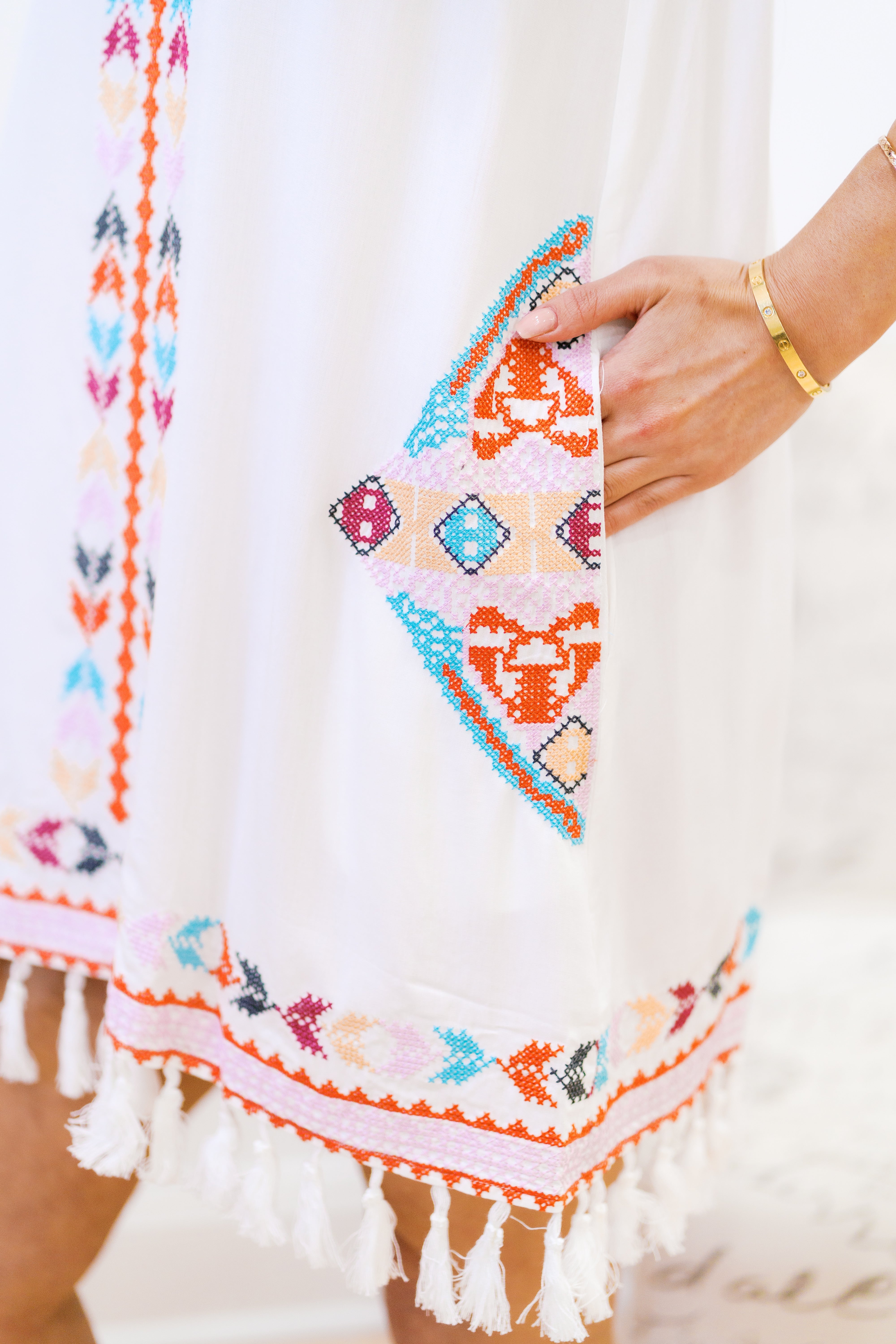 Embroidered Perfection Dress