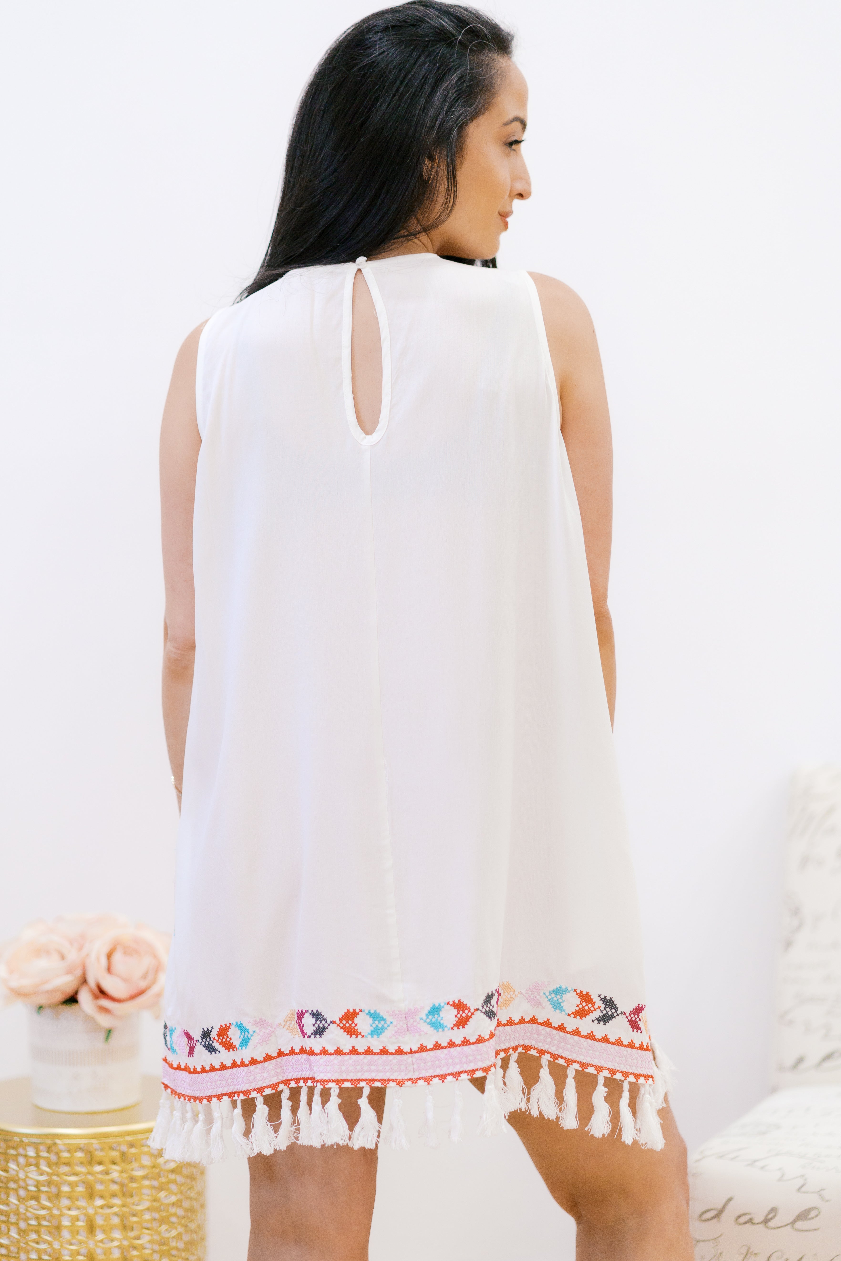 Embroidered Perfection Dress