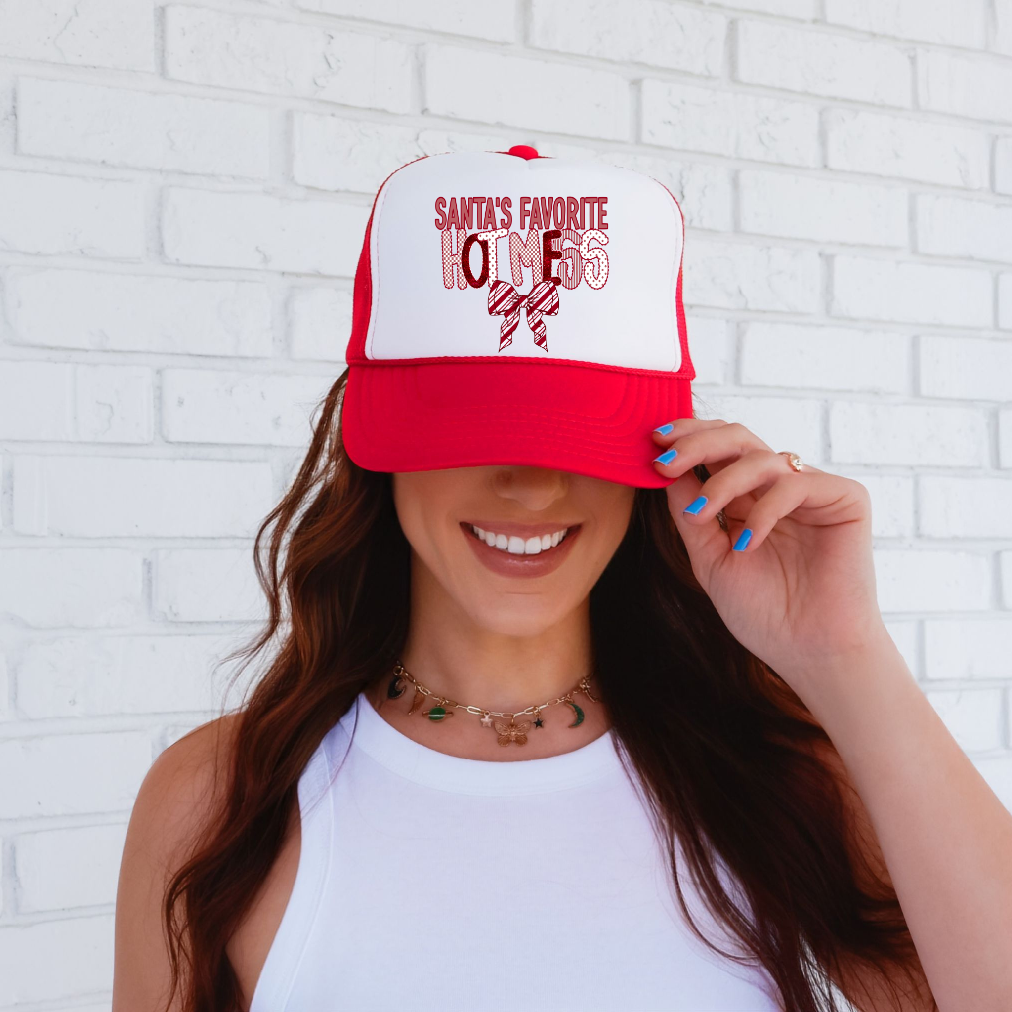 Santa's Favorite Hot Mess Otto Trucker Hat