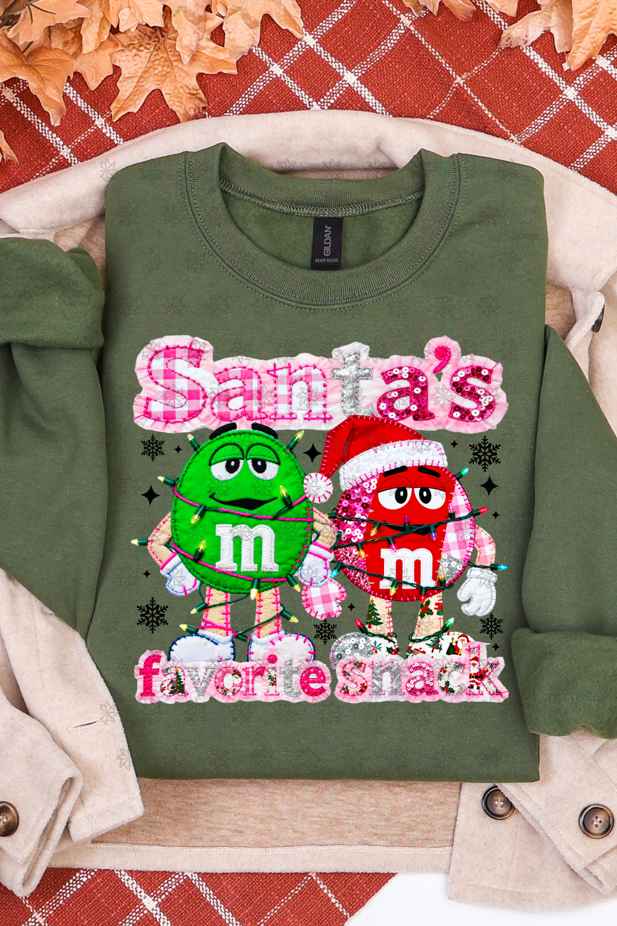 Santa's Favorite Snack M&M Sweatshirt