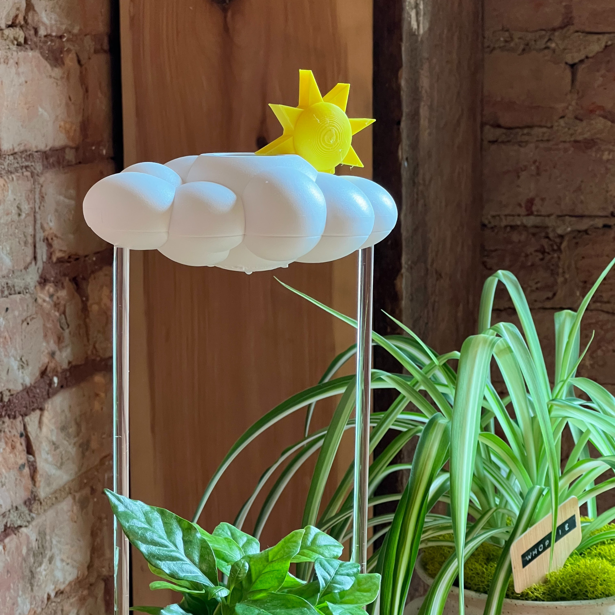 Original Dripping Rain Cloud with Sun Charm