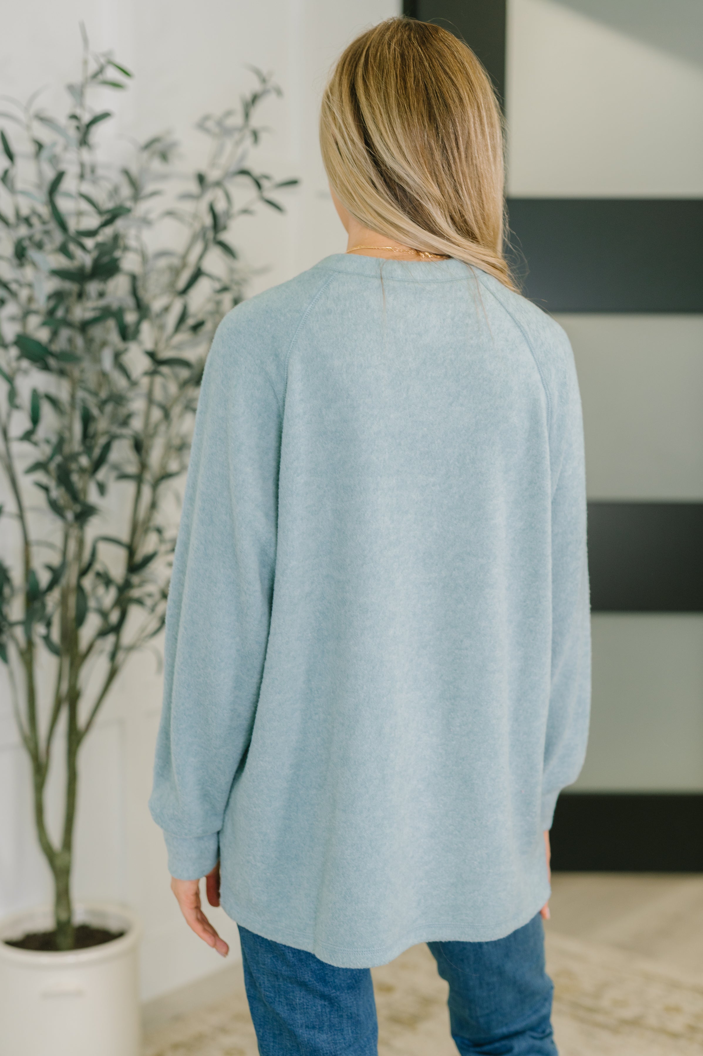 Urban Flux Scooped Hi-Low Long Pullover