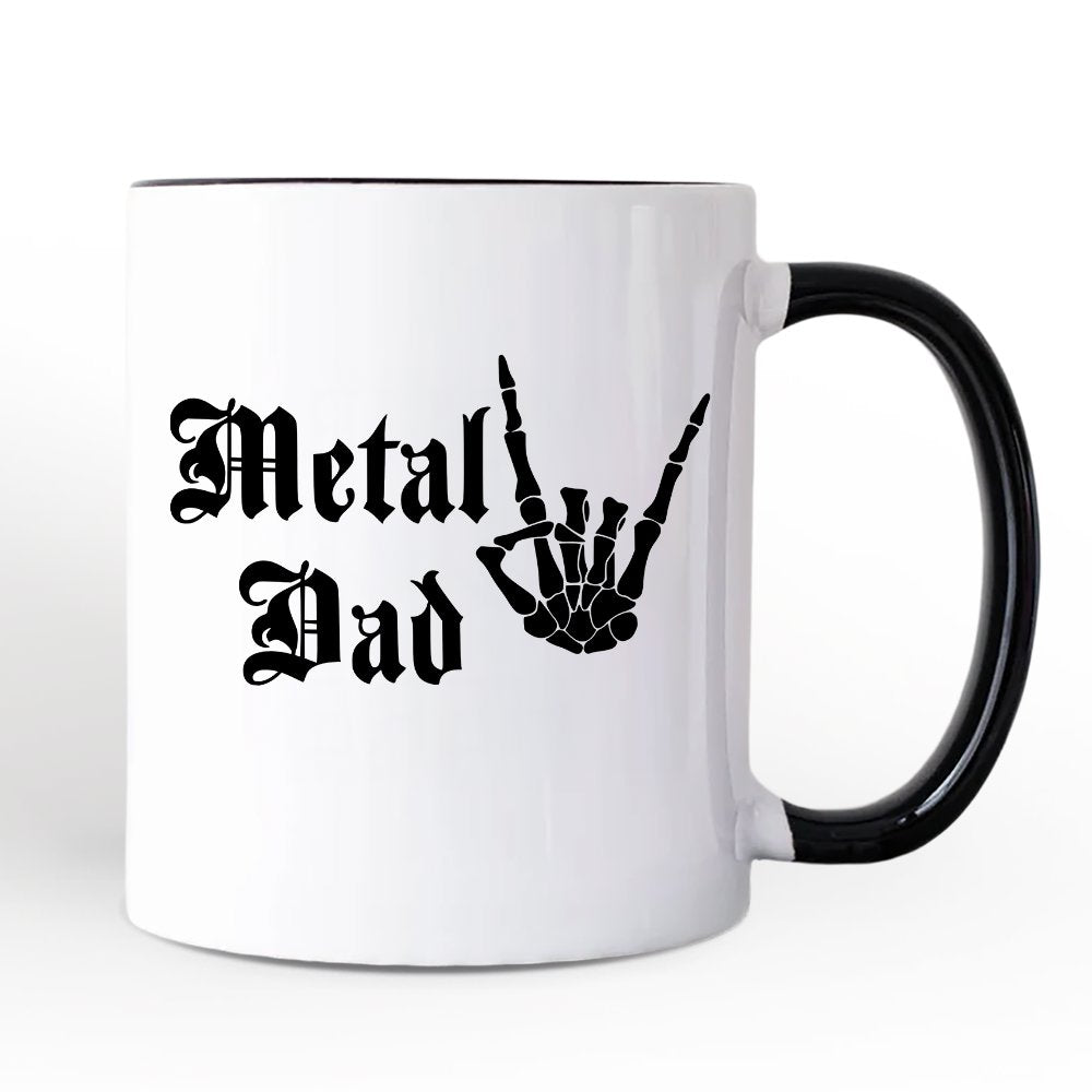 Metal Dad Skeleton Mug
