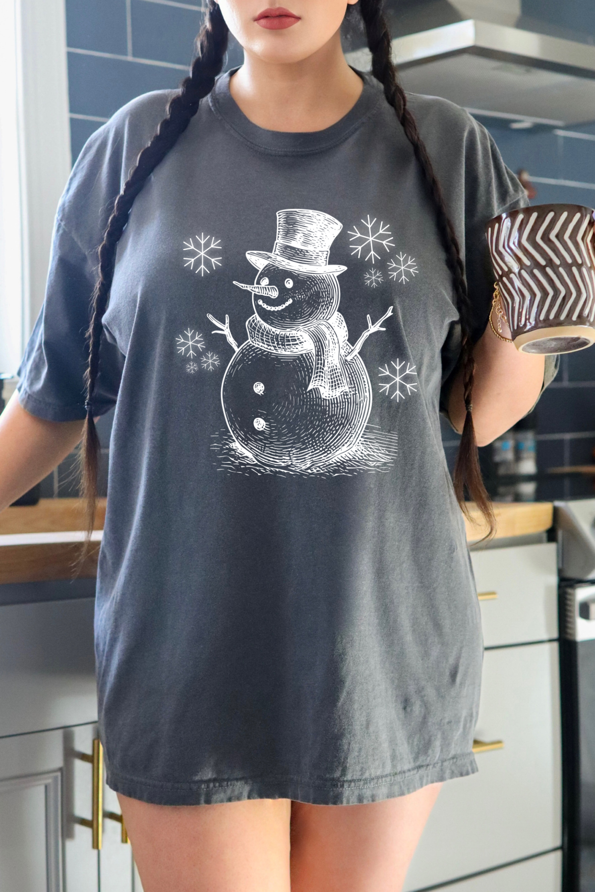 White Snowman Tee or Sweatshirt