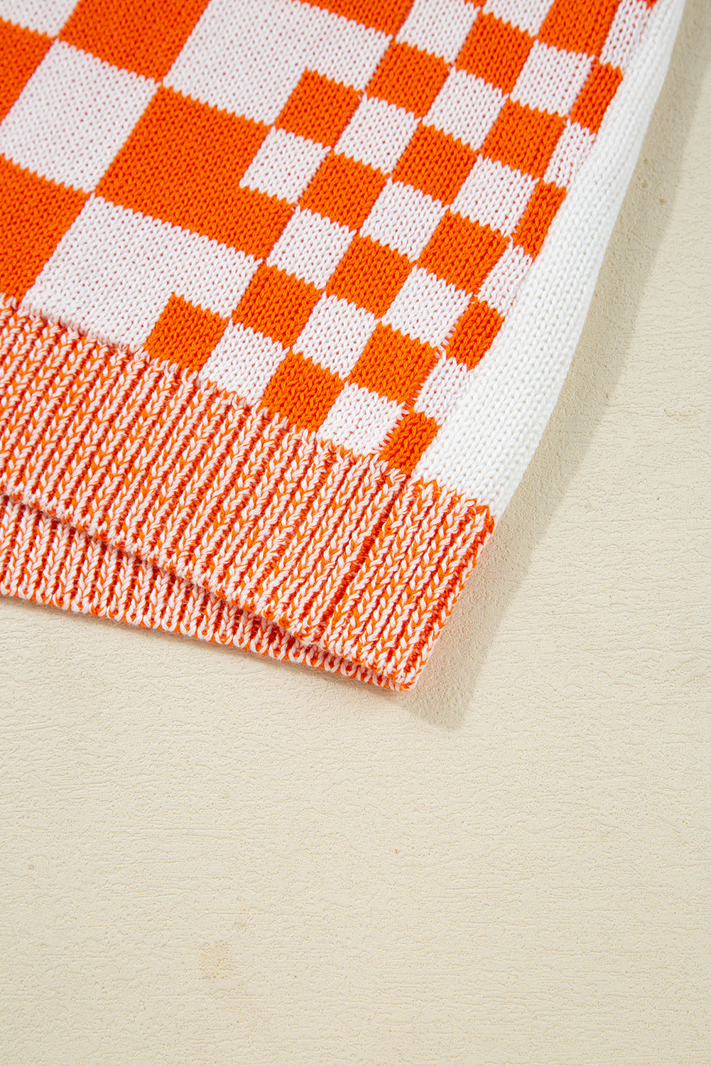 PRE-ORDER: Checkered Drop Shoulder Cardigan