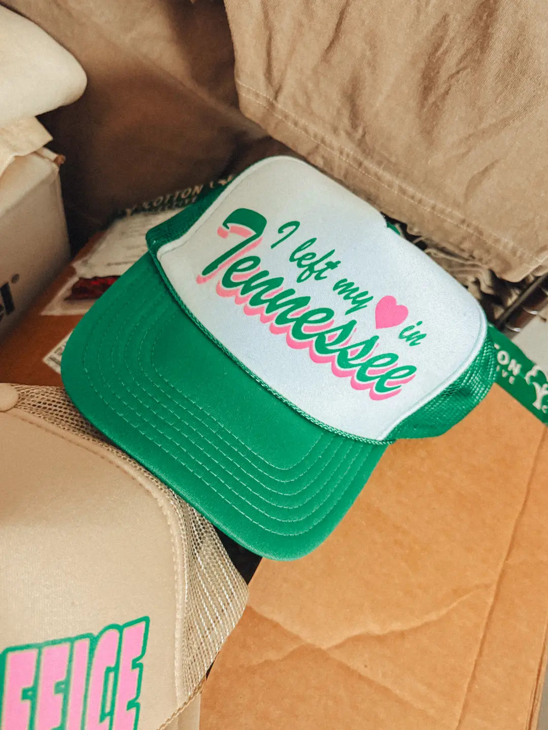 I Left my Heart in Tennessee, Western Trucker Hat