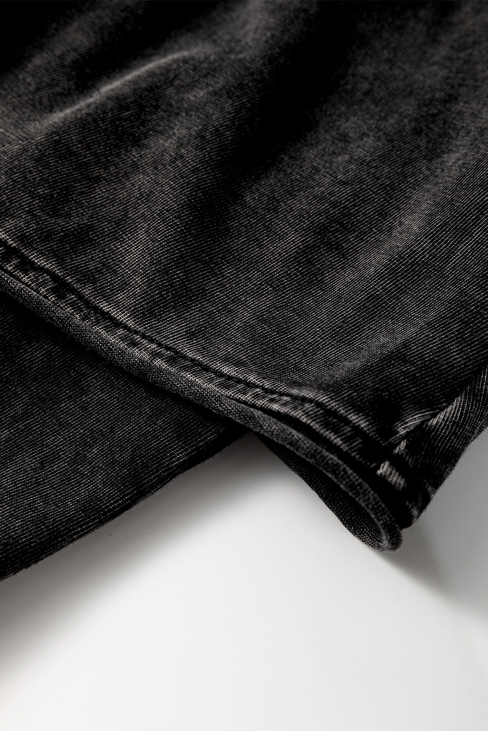 PRE-ORDER: Mineral Wash French Terry High Waist Casual Shorts