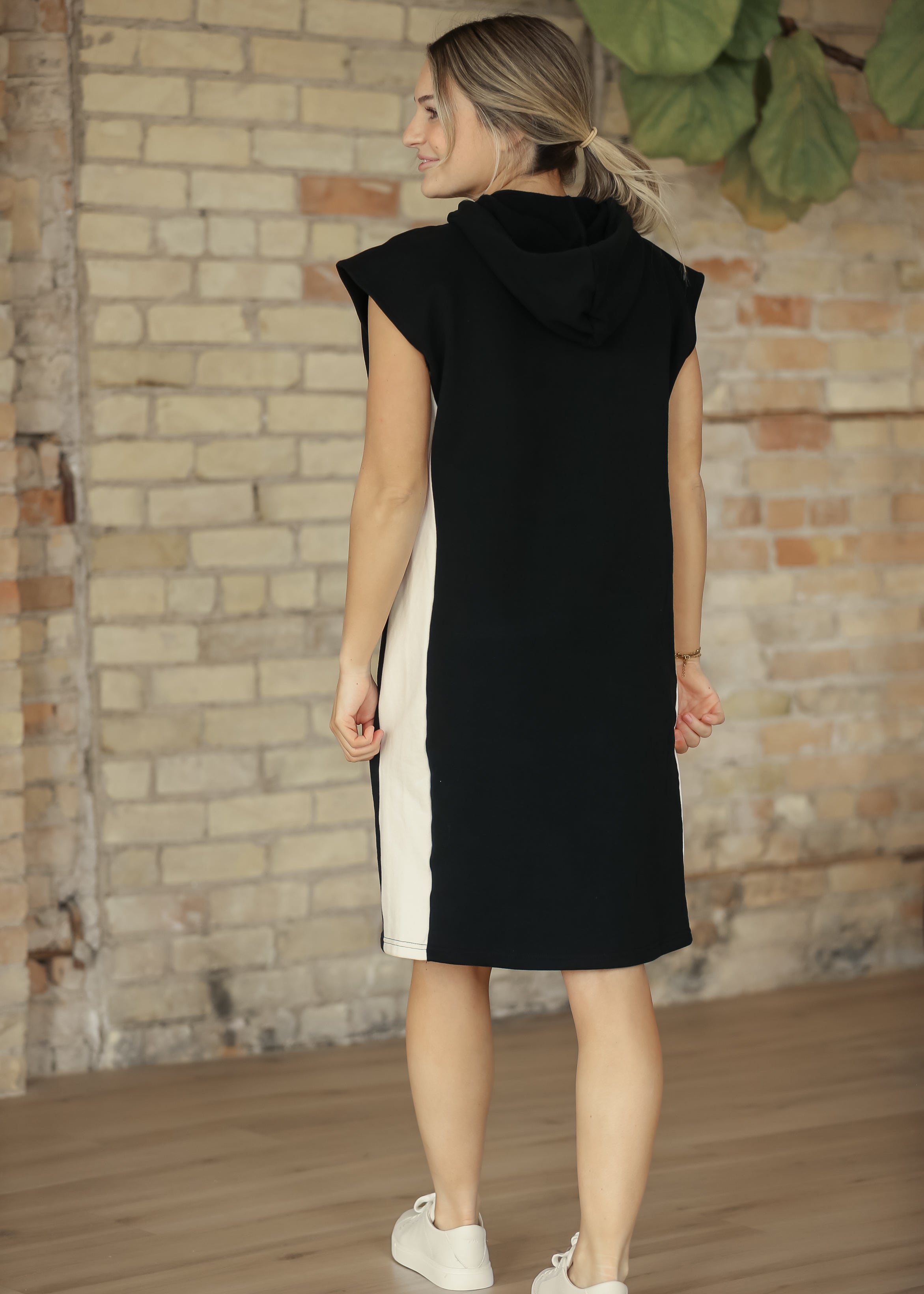 Asher Hooded Sweatshirt Dress