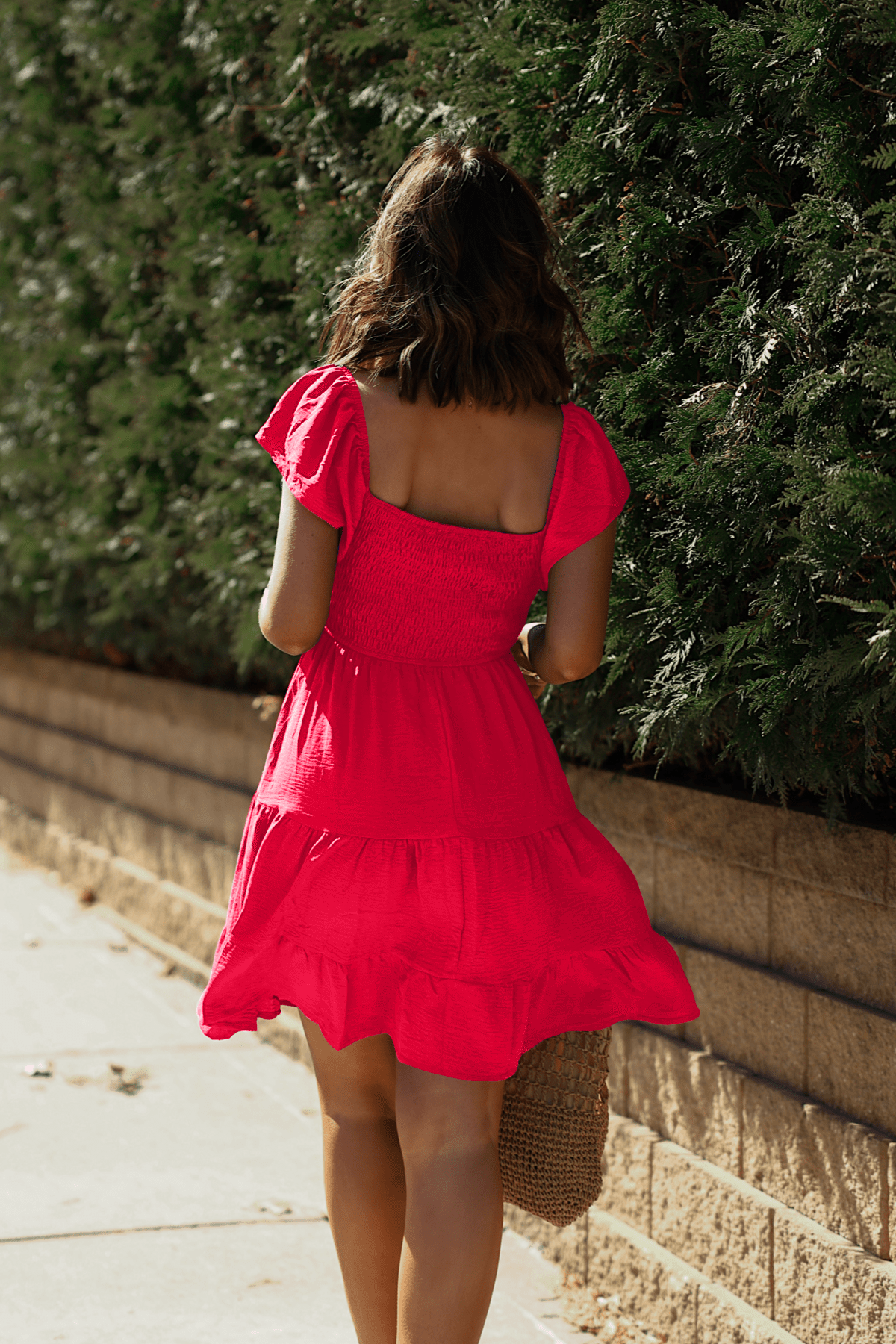 Ava's Sweetheart Red Mini Dress