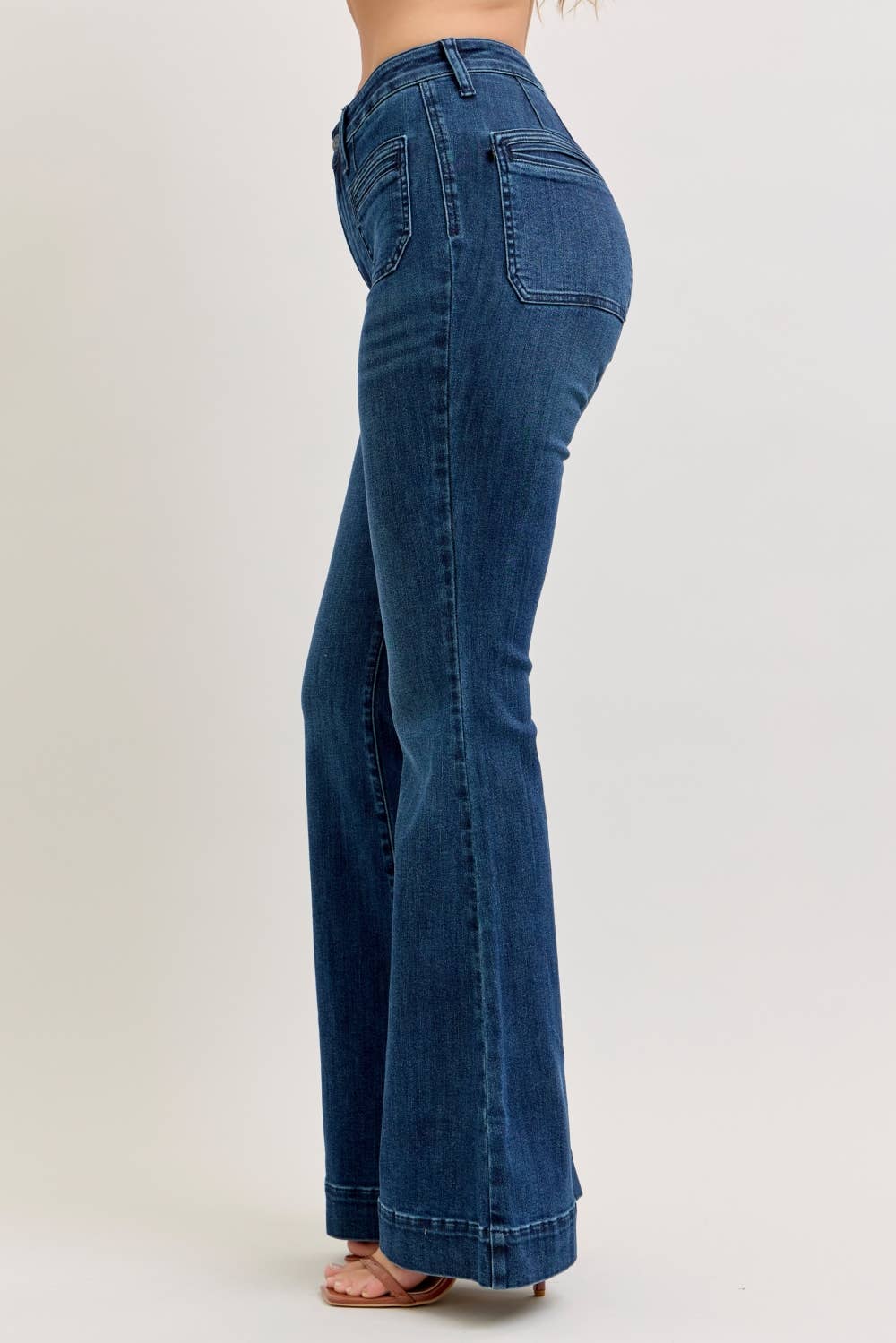 Judy Blue - High Waist Flare w/ Vintage Pockets Jeans