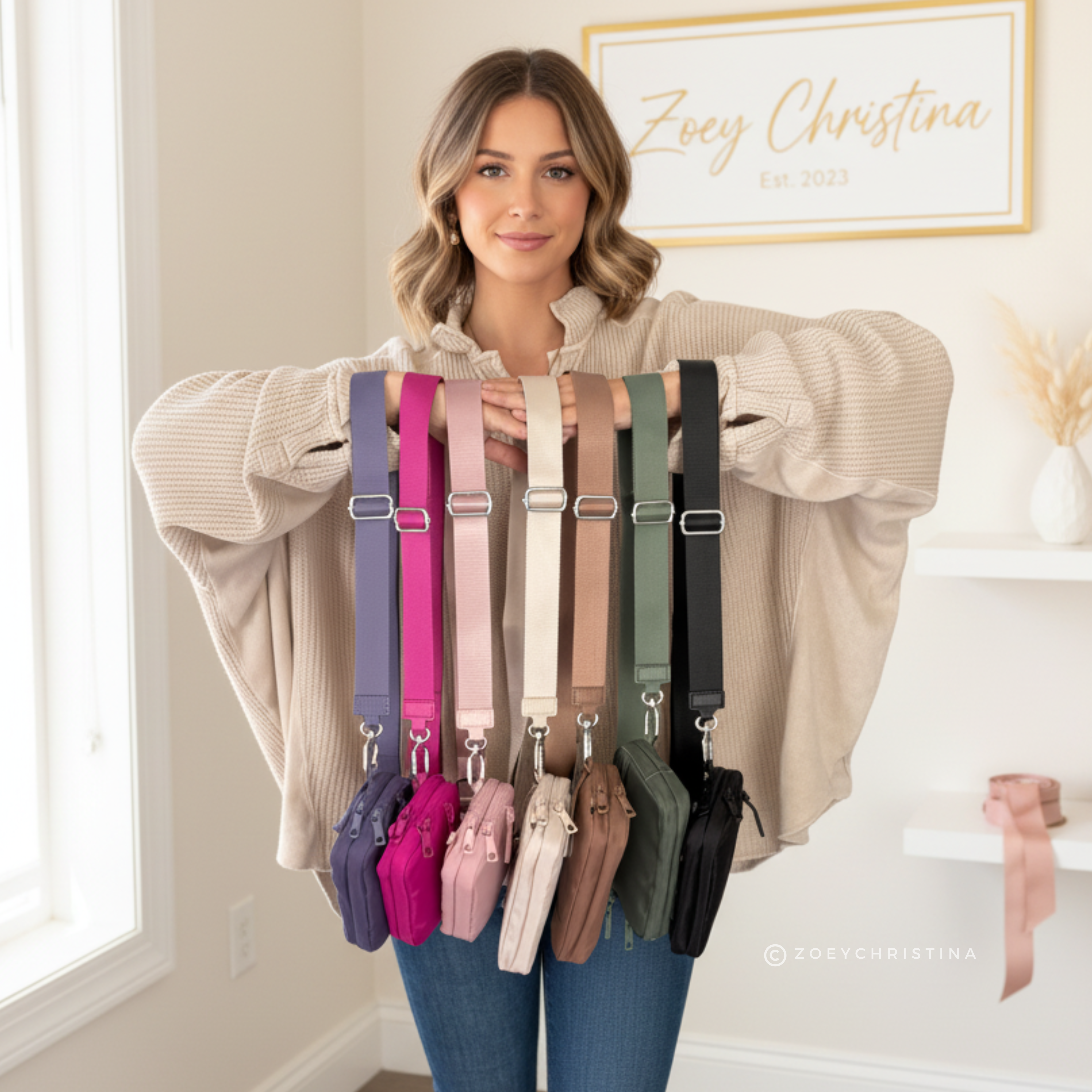 Convertible Crossbody & Wristlet Wallet Bag – 7 Colors | 2-Zipper Purse with Card Slots, Phone Holder & Adjustable Strap