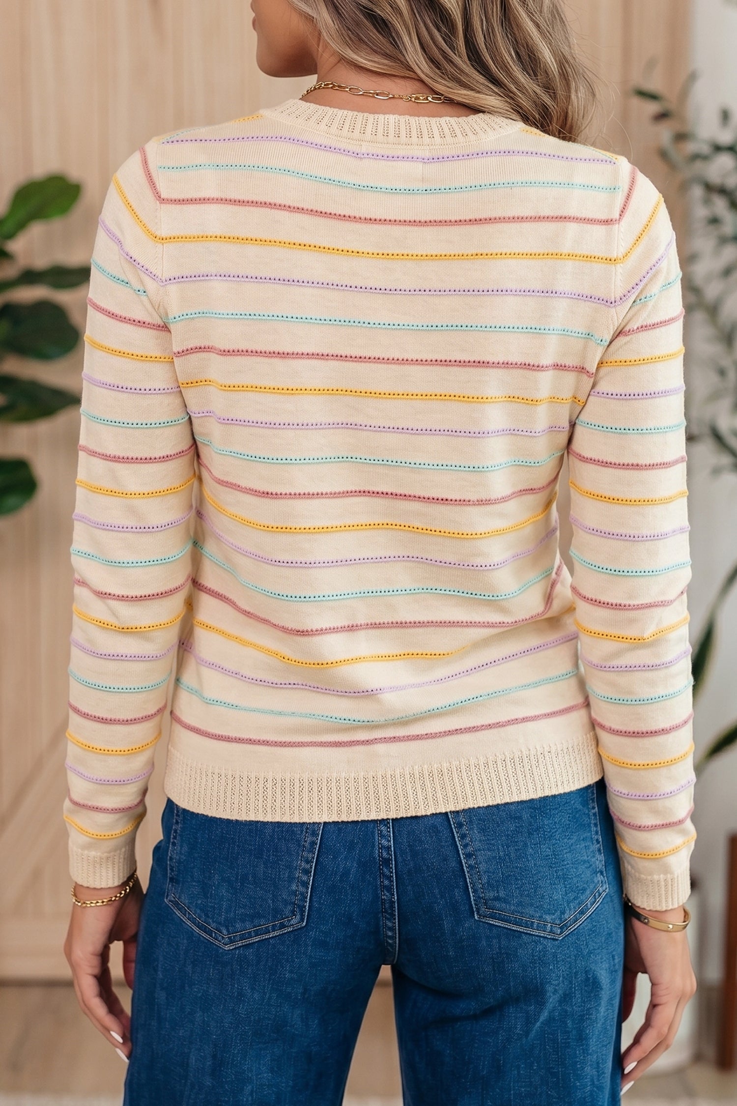 PRE-ORDER: Good Mood Stripe Sweater