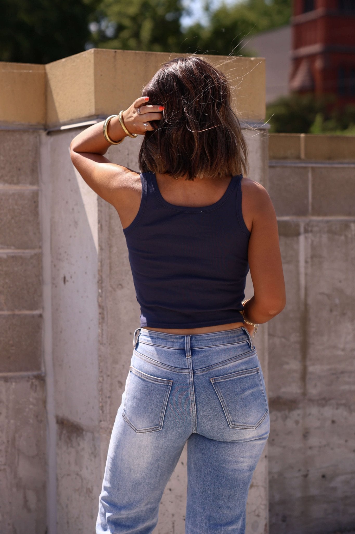 City Chill Navy Tank Top