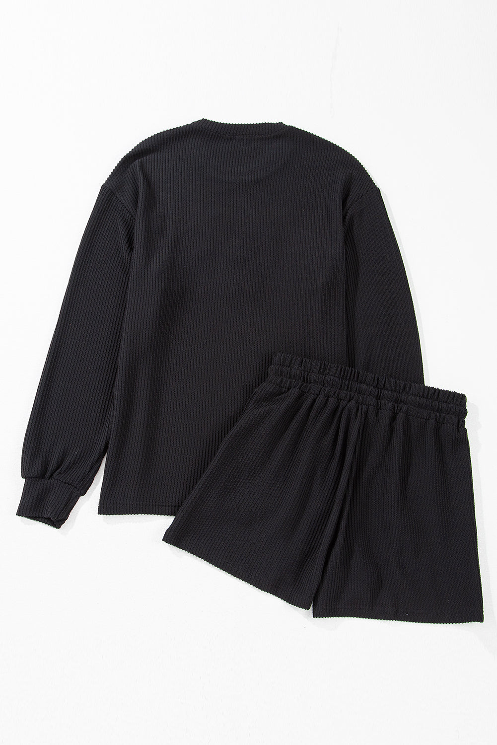 PRE-ORDER: Corded MERRY Long Sleeve Top and Shorts Pajama Set
