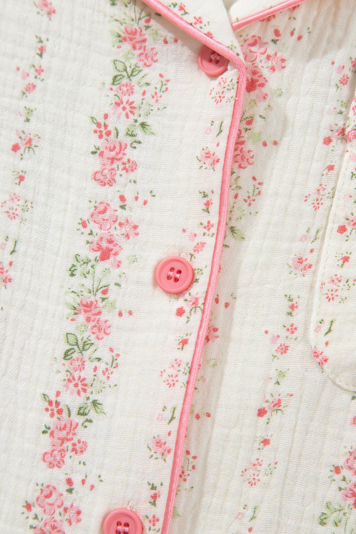 PRE-ORDER: Pink Floral Long Sleeve Pajama Set