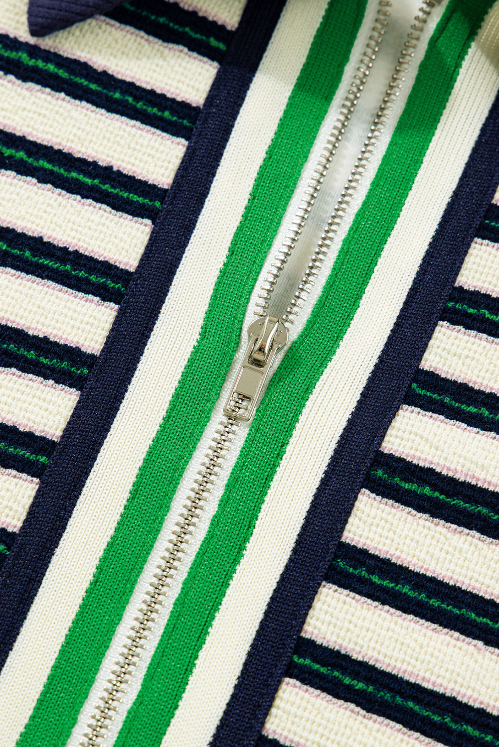 PRE-ORDER: Pop of Color V Neck Striped Long Sleeve Top