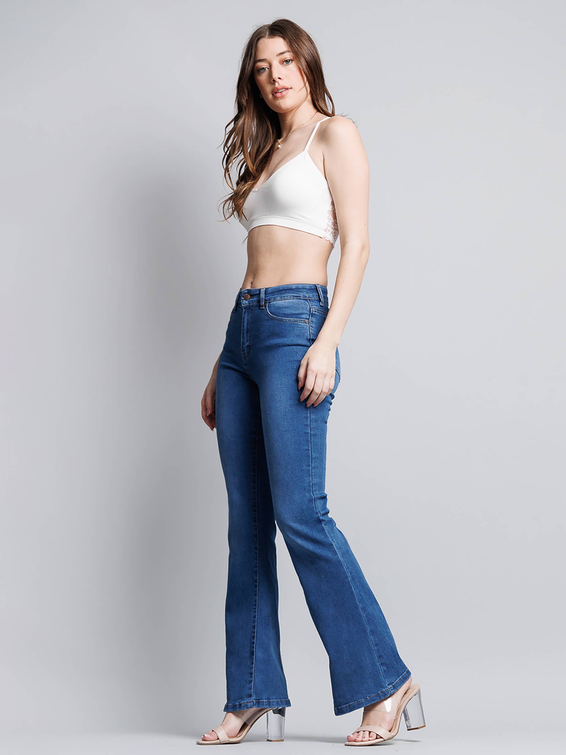 Super High Rise 5-pocket Flare Jeans