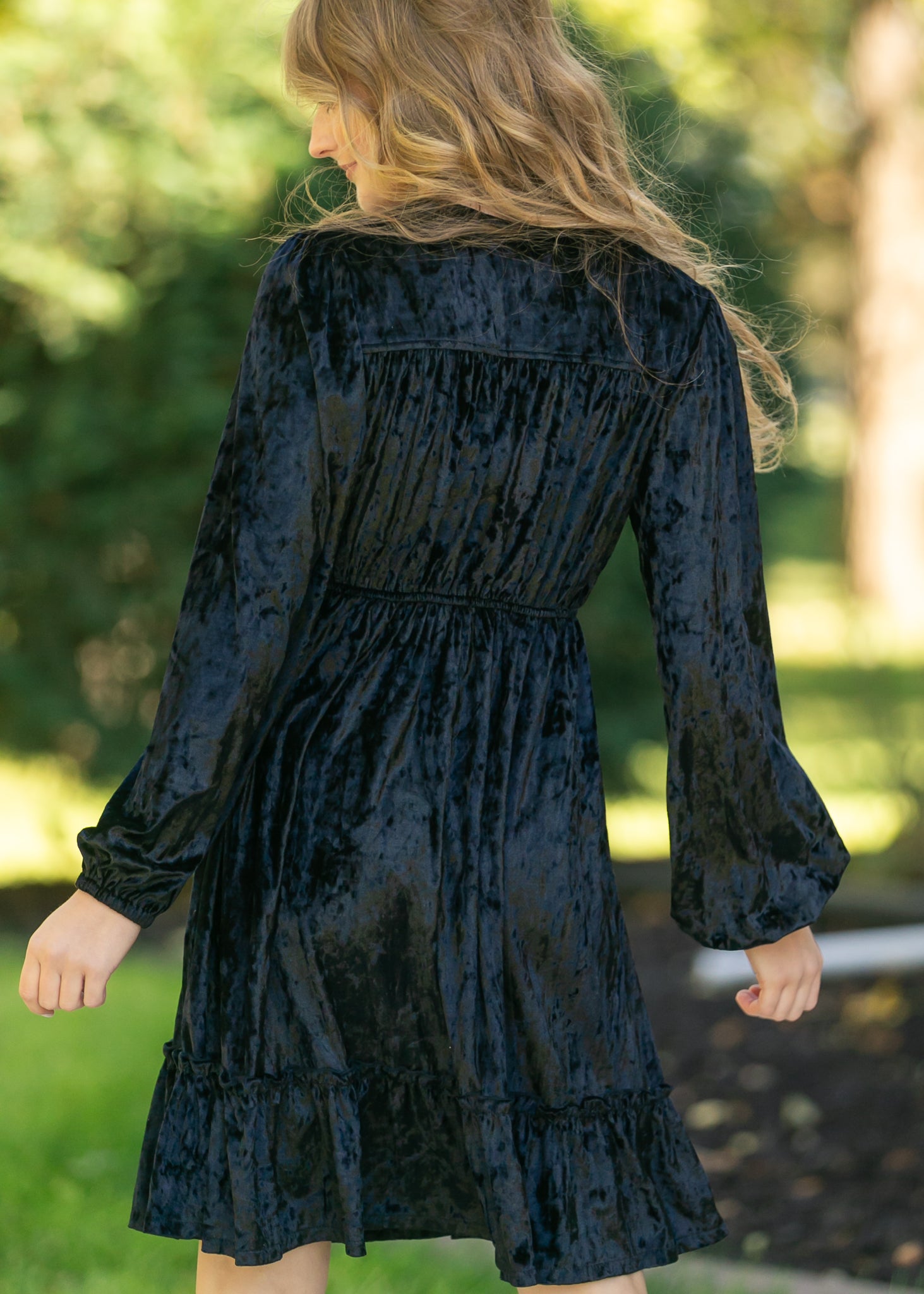 Diana Crushed Velvet Midi Dress