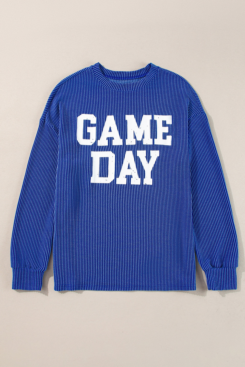 Corded GAME DAY Graphic Long Sleeve Top