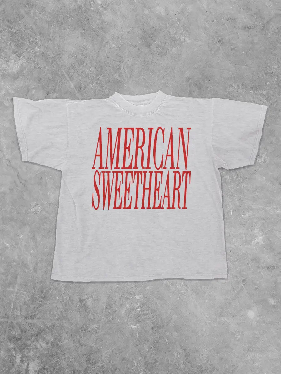 American Sweetheart Boxy Cotton TShirt
