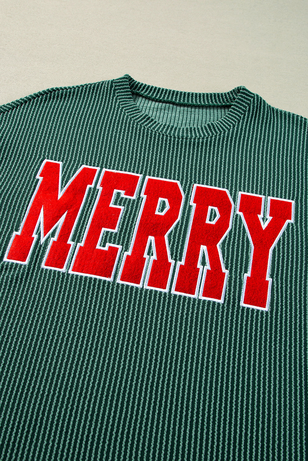 PRE-ORDER: Corded MERRY Long Sleeve Top and Shorts Pajama Set
