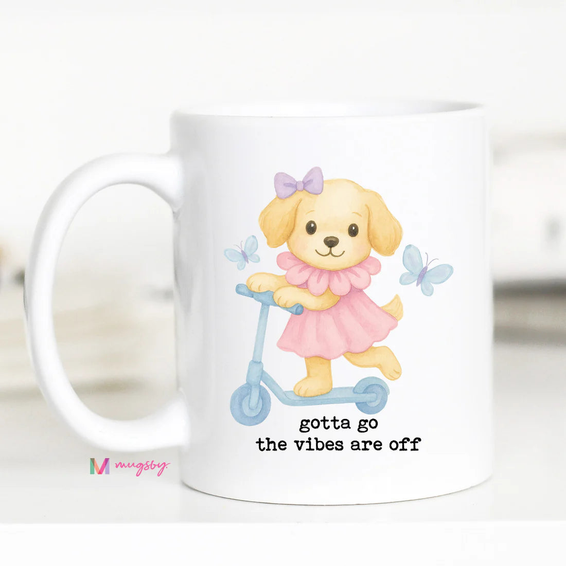 Gotta Go Vibes are Off Funny Coffee Mug
