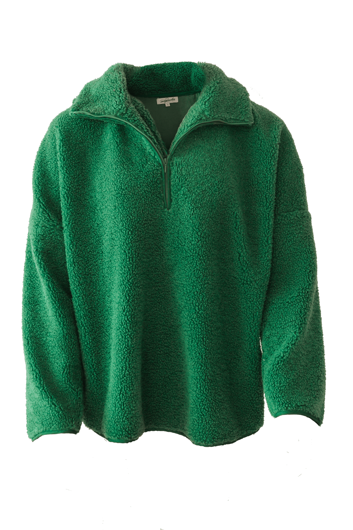 Green Sherpa Zip Up Jacket