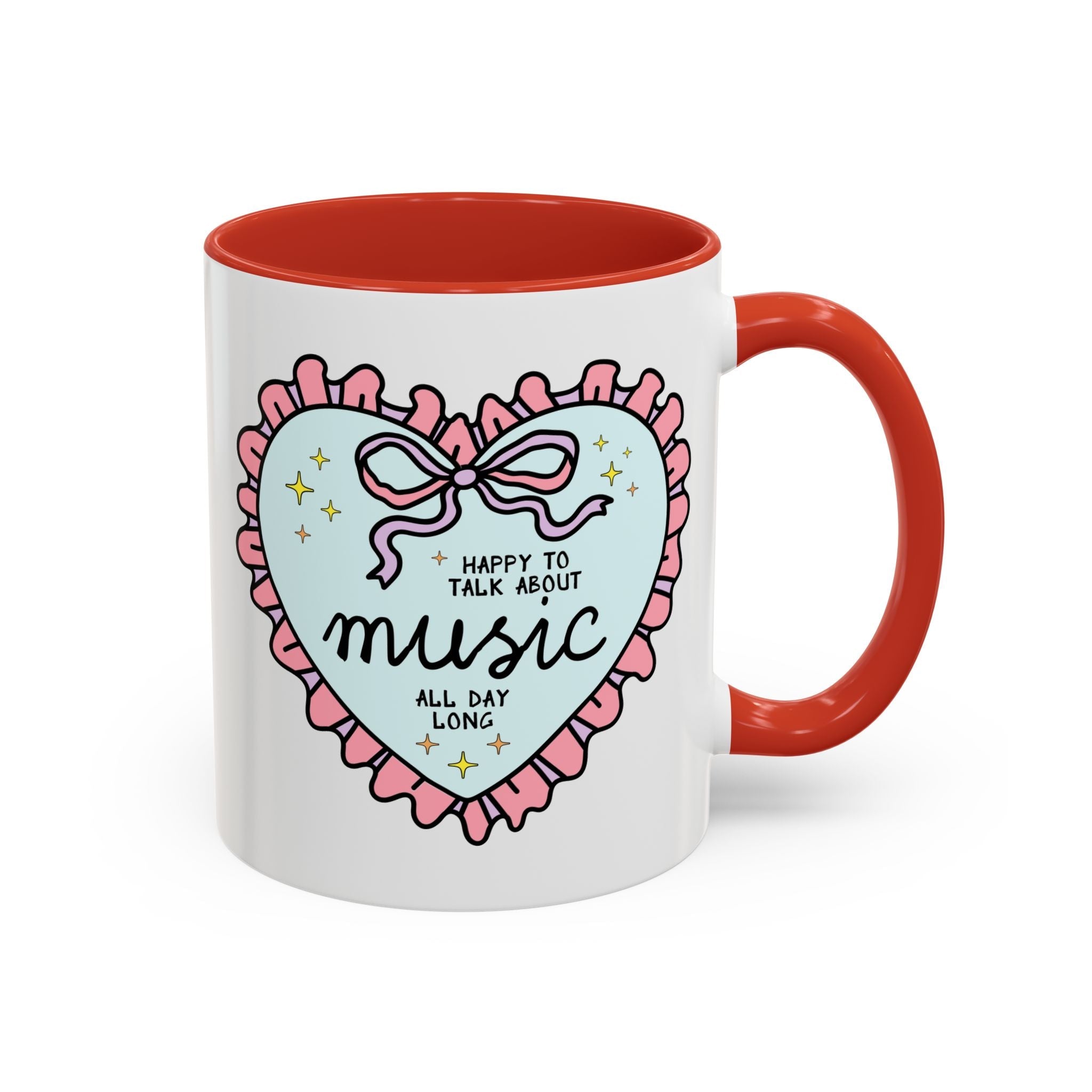 Happy to Talk About Music All Day Long Coffee Mug
