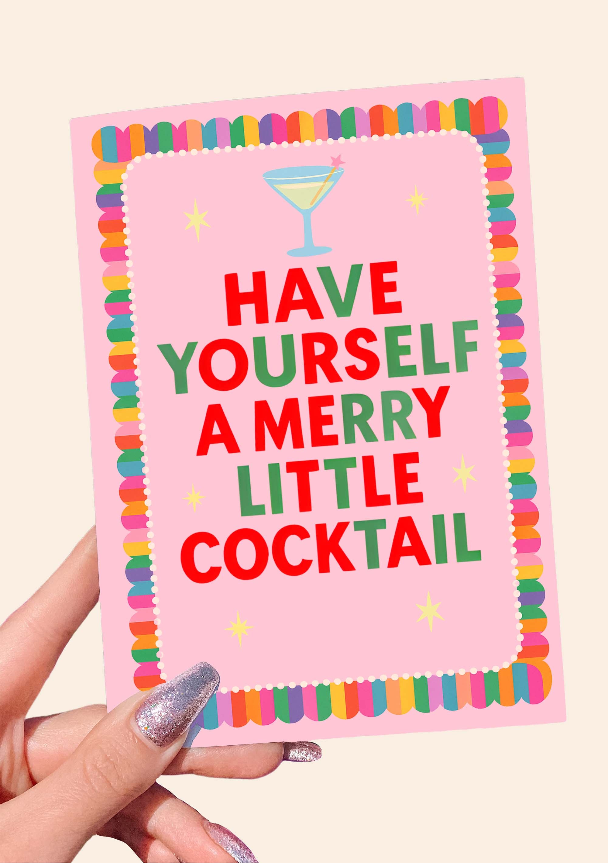 Have Yourself a Merry Little Cocktail Card – Funny Holiday Greeting Card
