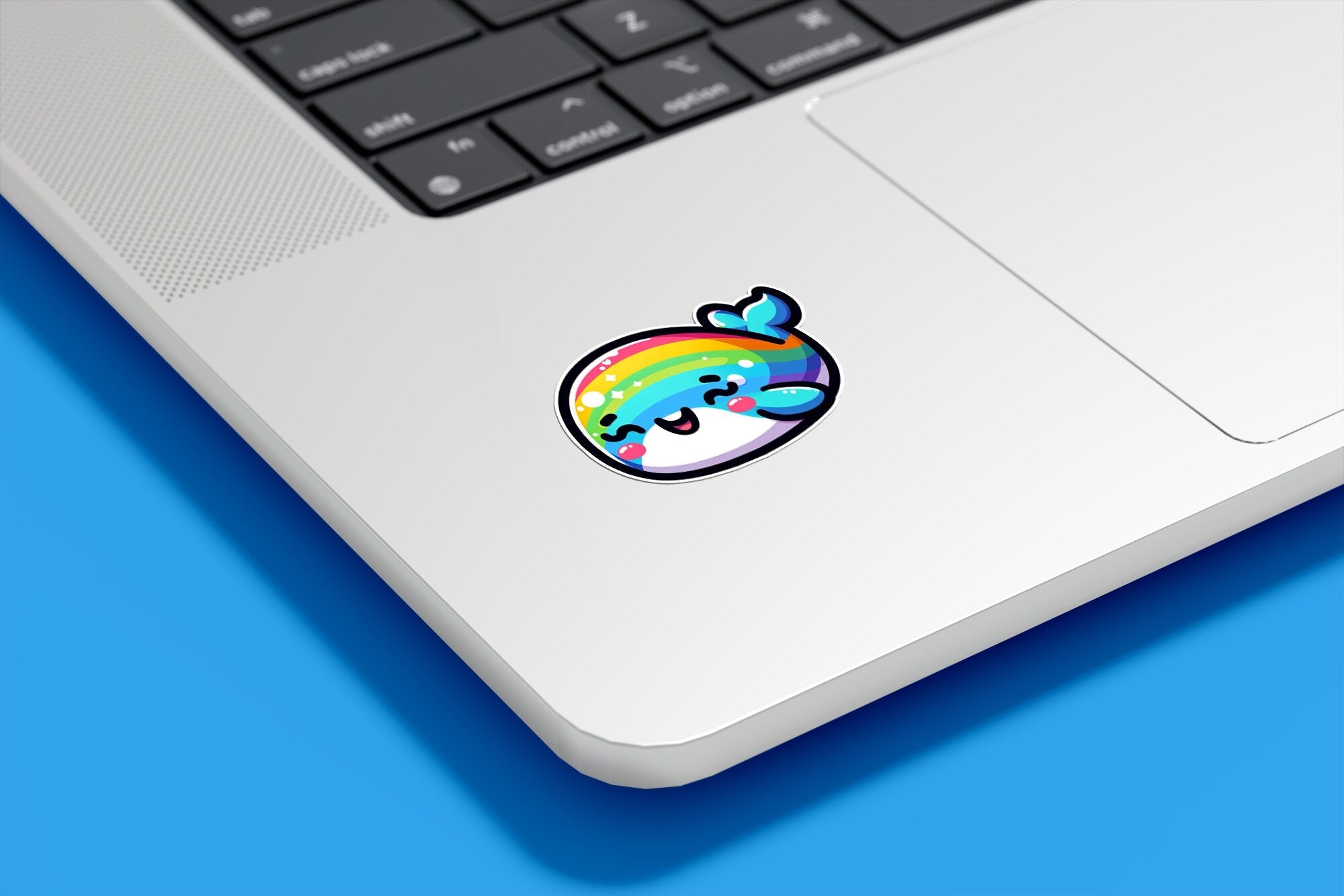 Whale Kawaii Vinyl Sticker