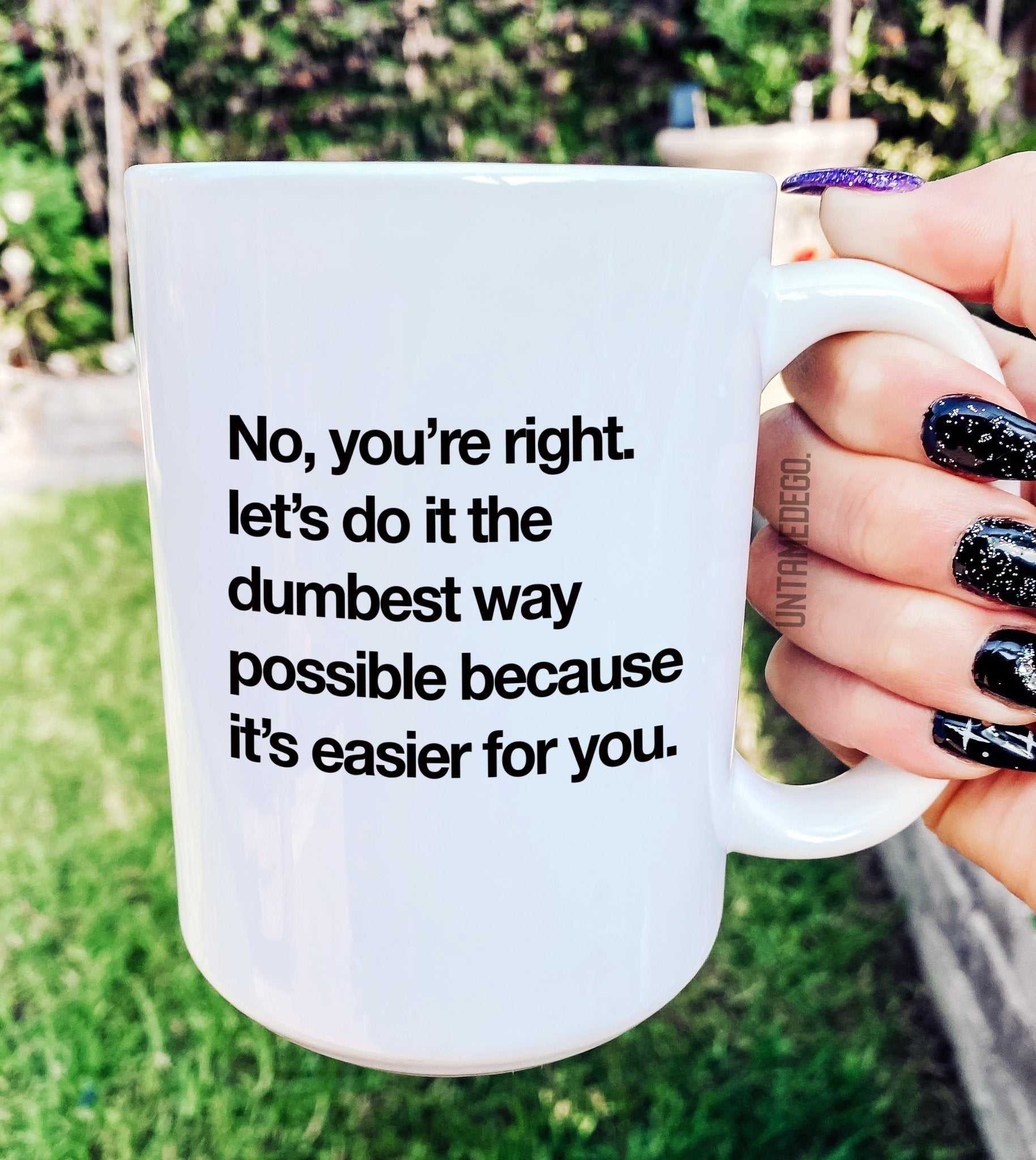 Let's Do It The Dumbest Way Possible 15oz Mug