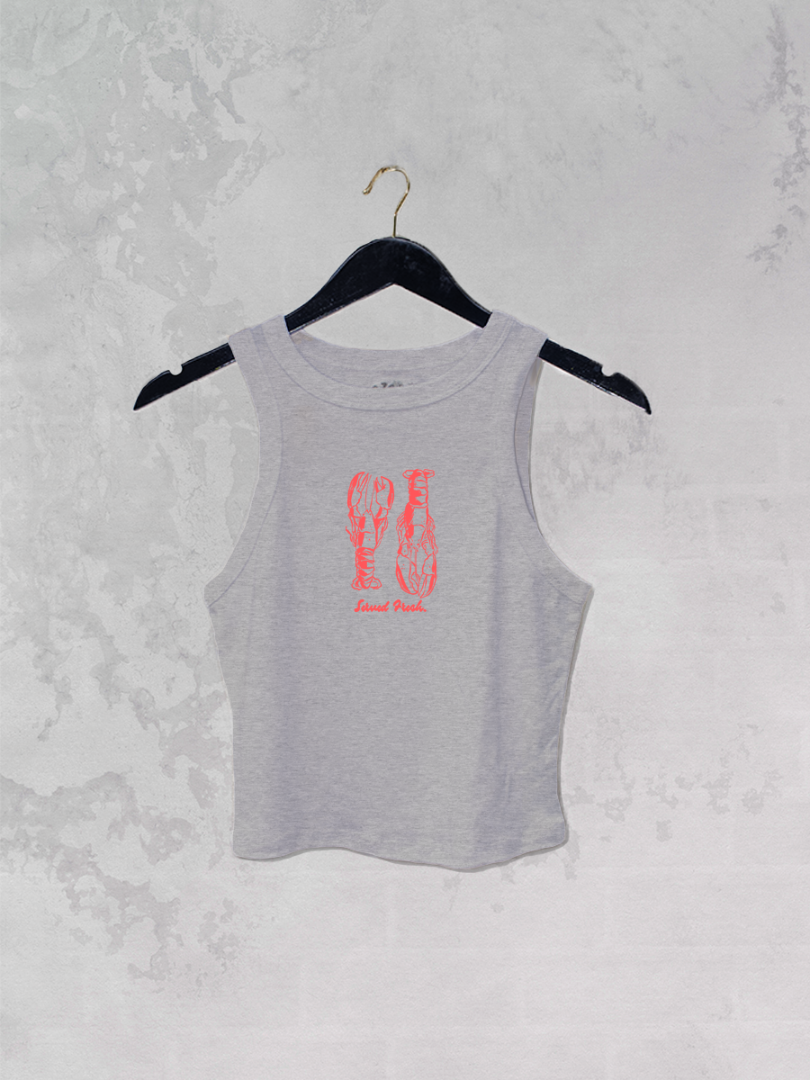 Lobsters, Served Fresh Micro-Ribbed Baby Tee