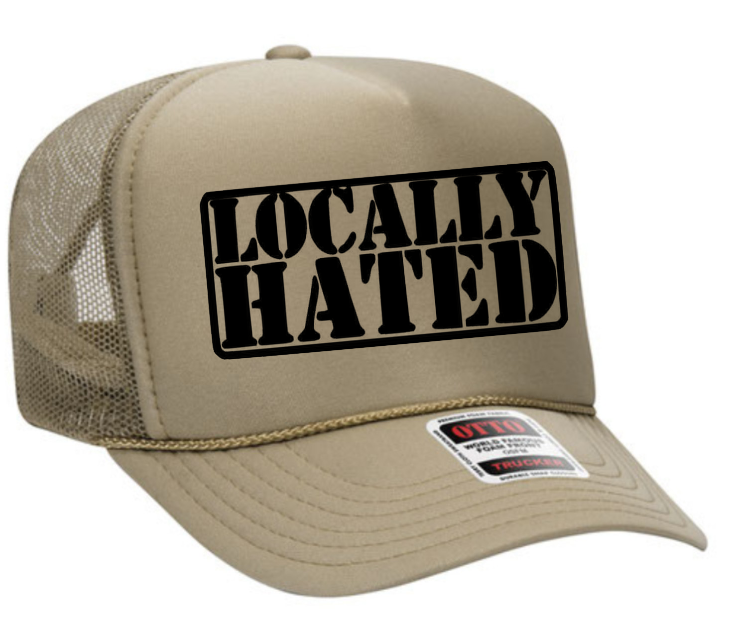 Locally Hated Adult Otto Foam Trucker Hat
