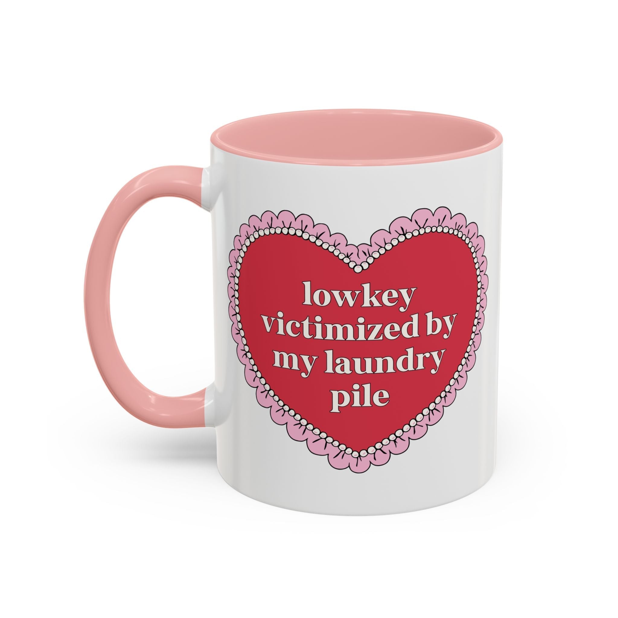 Lowkey Victimized by My Laundry Pile Coffee Mug
