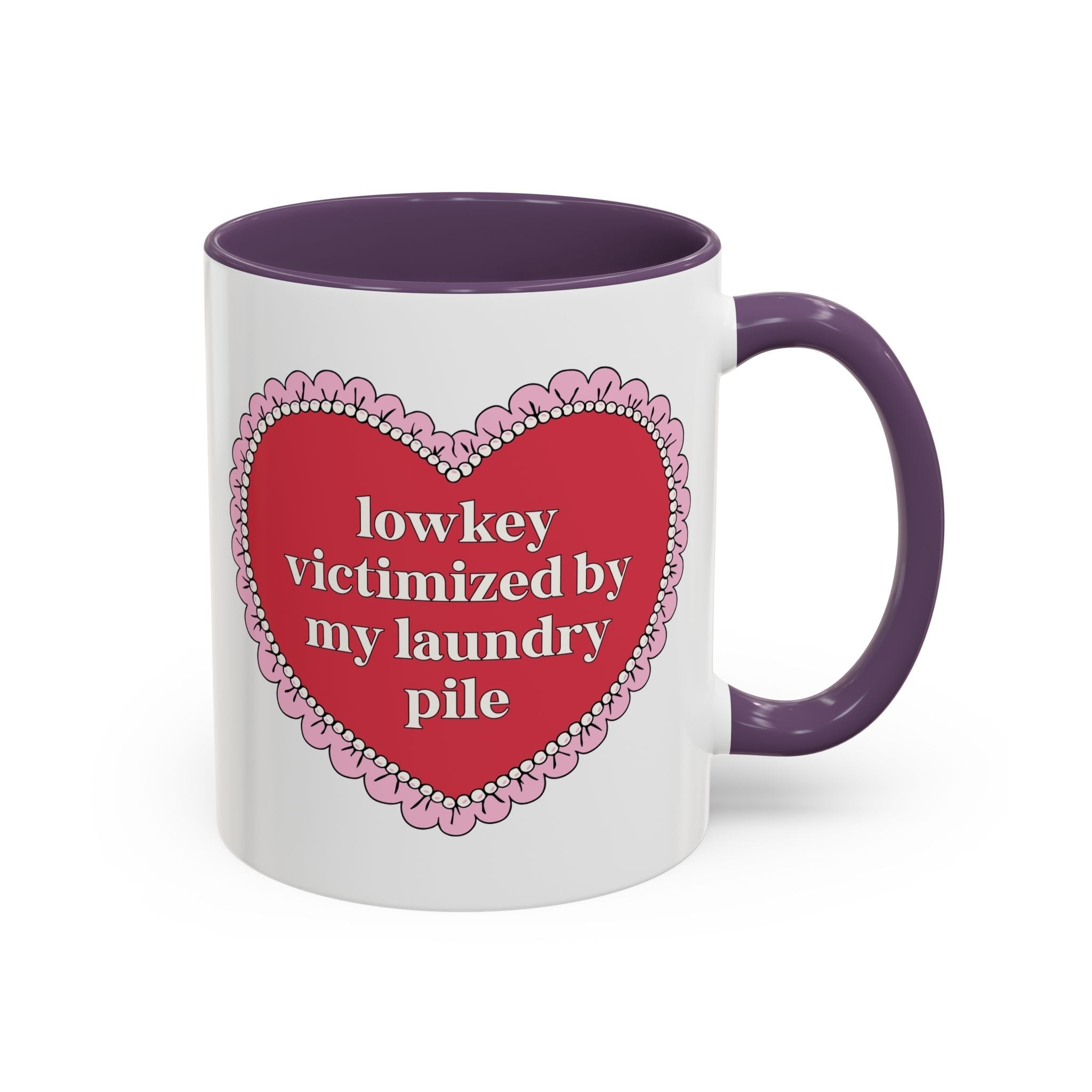 Lowkey Victimized by My Laundry Pile Coffee Mug