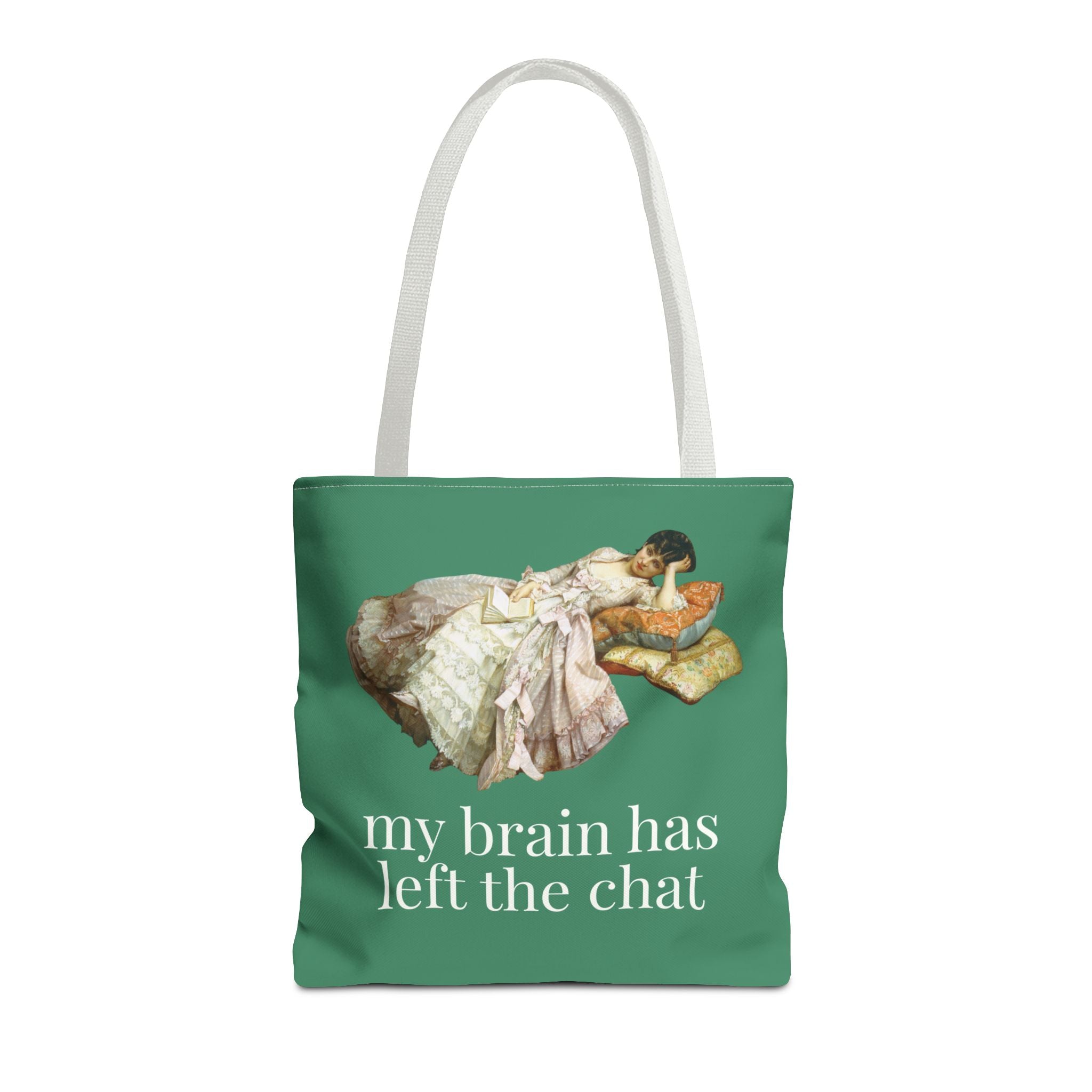 My Brain Has Left the Chart: Funny Art History Tote Bag