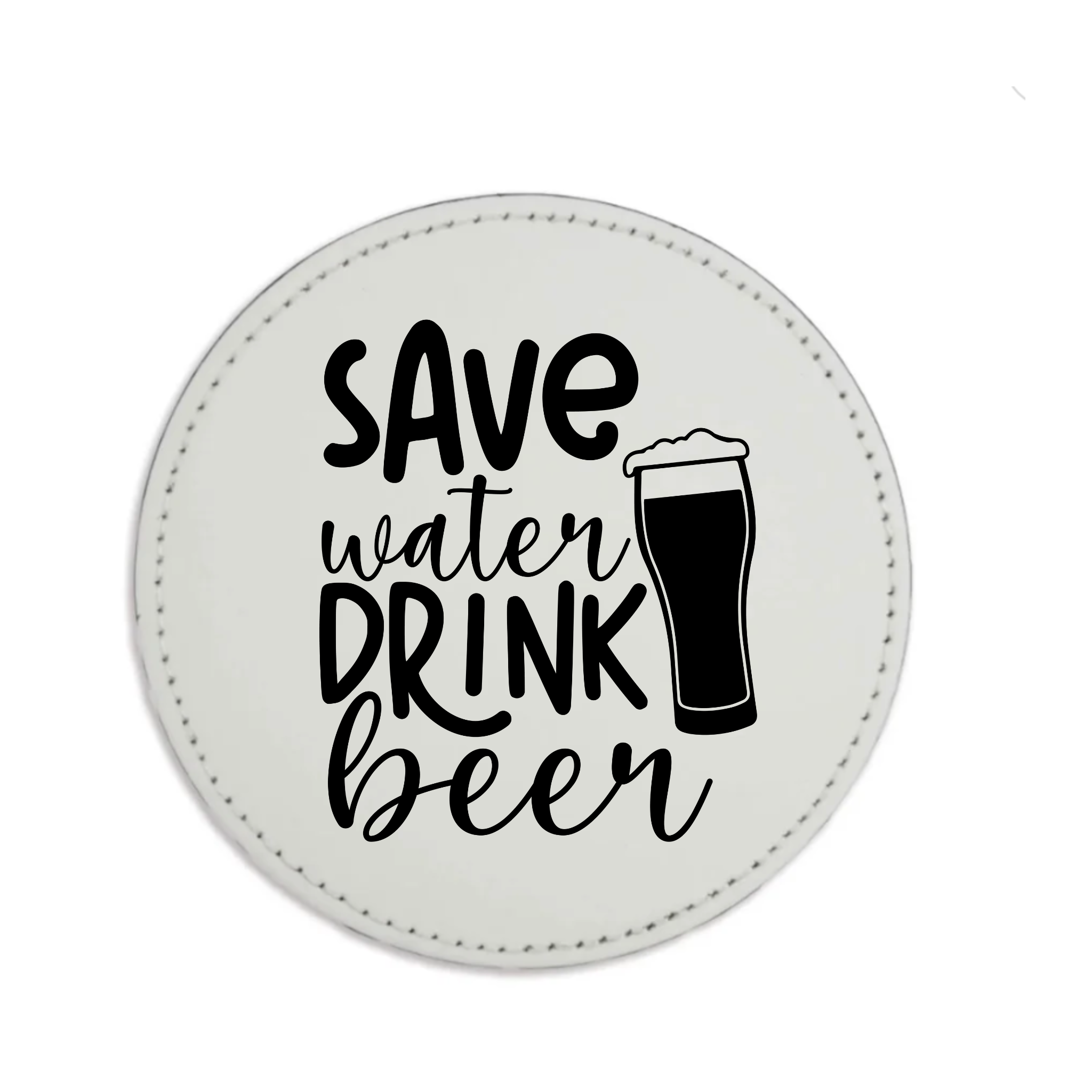 Save Water Drink Beer Coaster Set