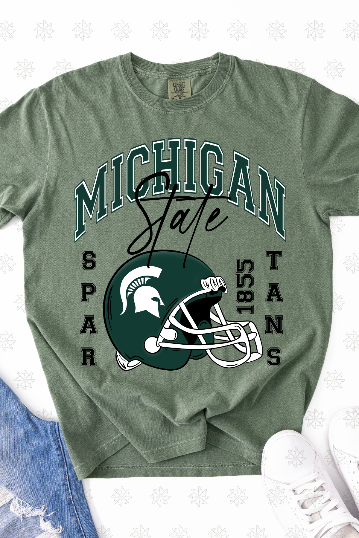 Lets Go Spartans Tee